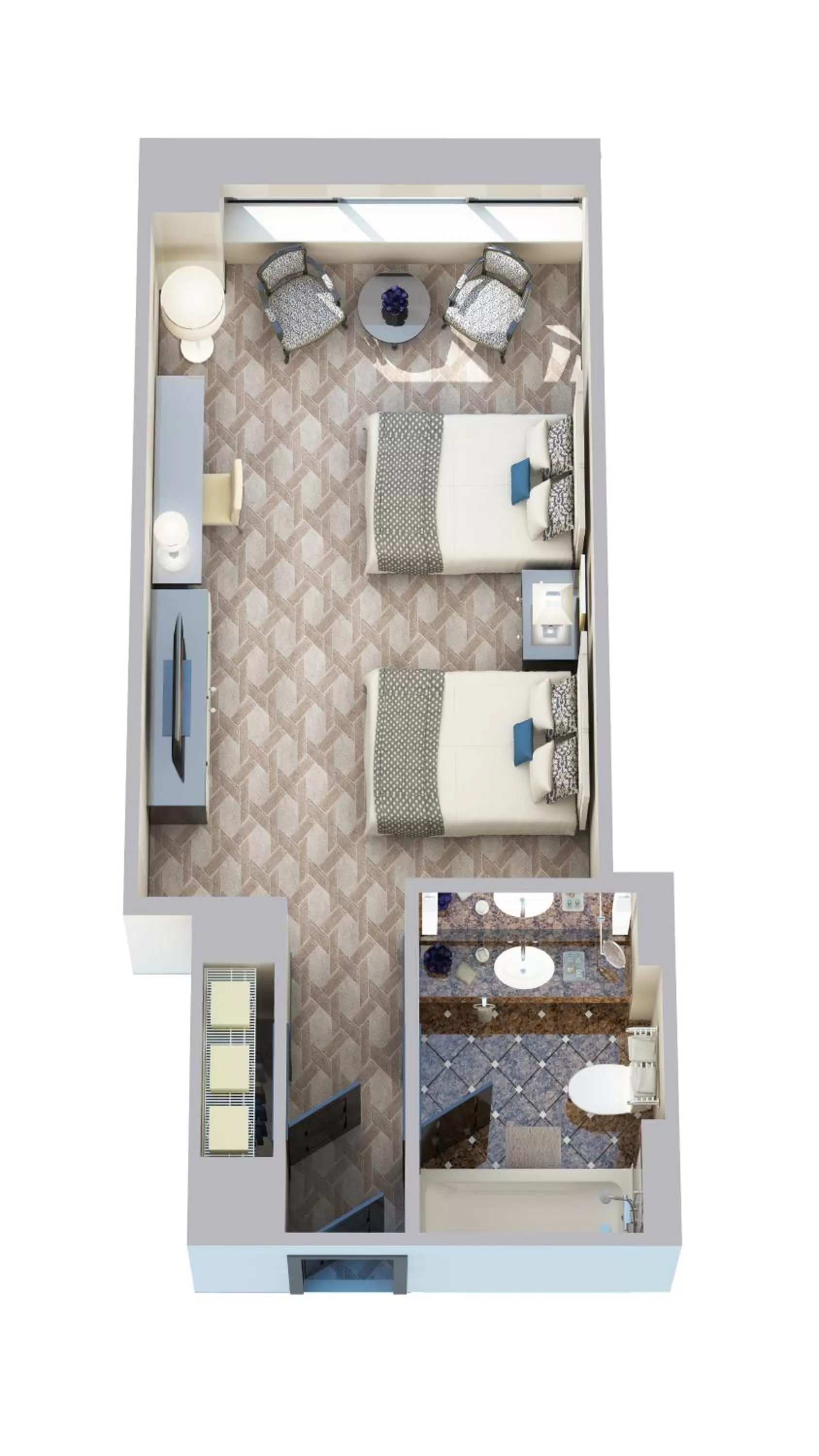 Floor plan in Lotte New York Palace