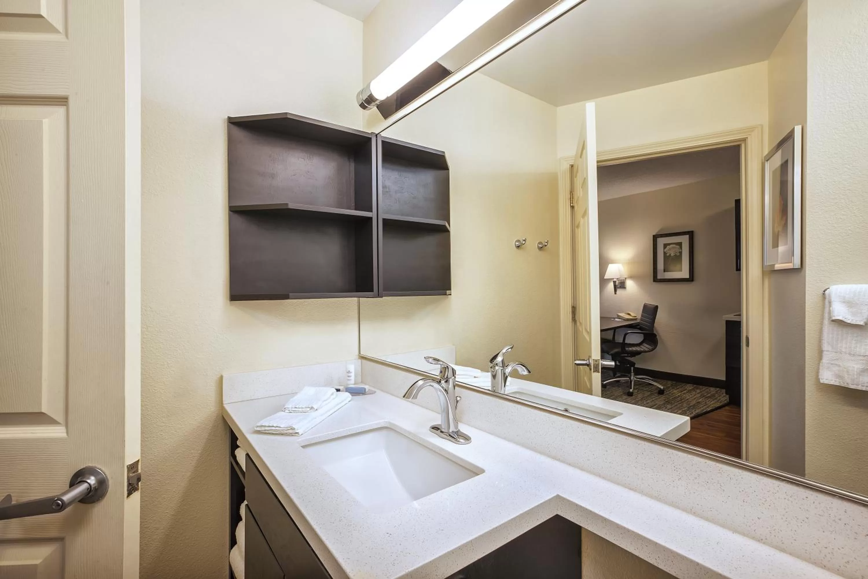 Bathroom in Candlewood Suites Indianapolis Northeast by IHG