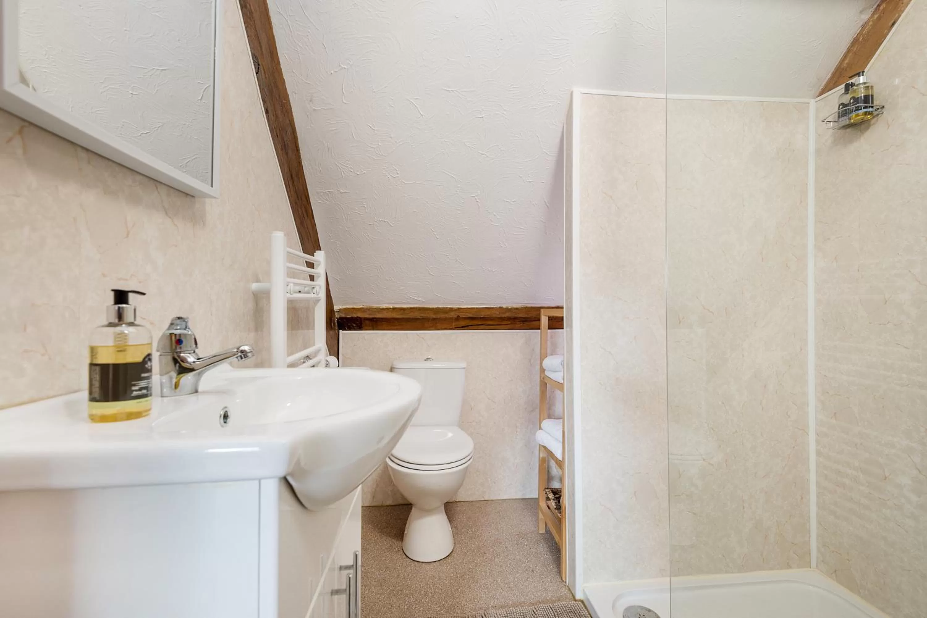 Shower, Bathroom in Kidwelly Farmhouse