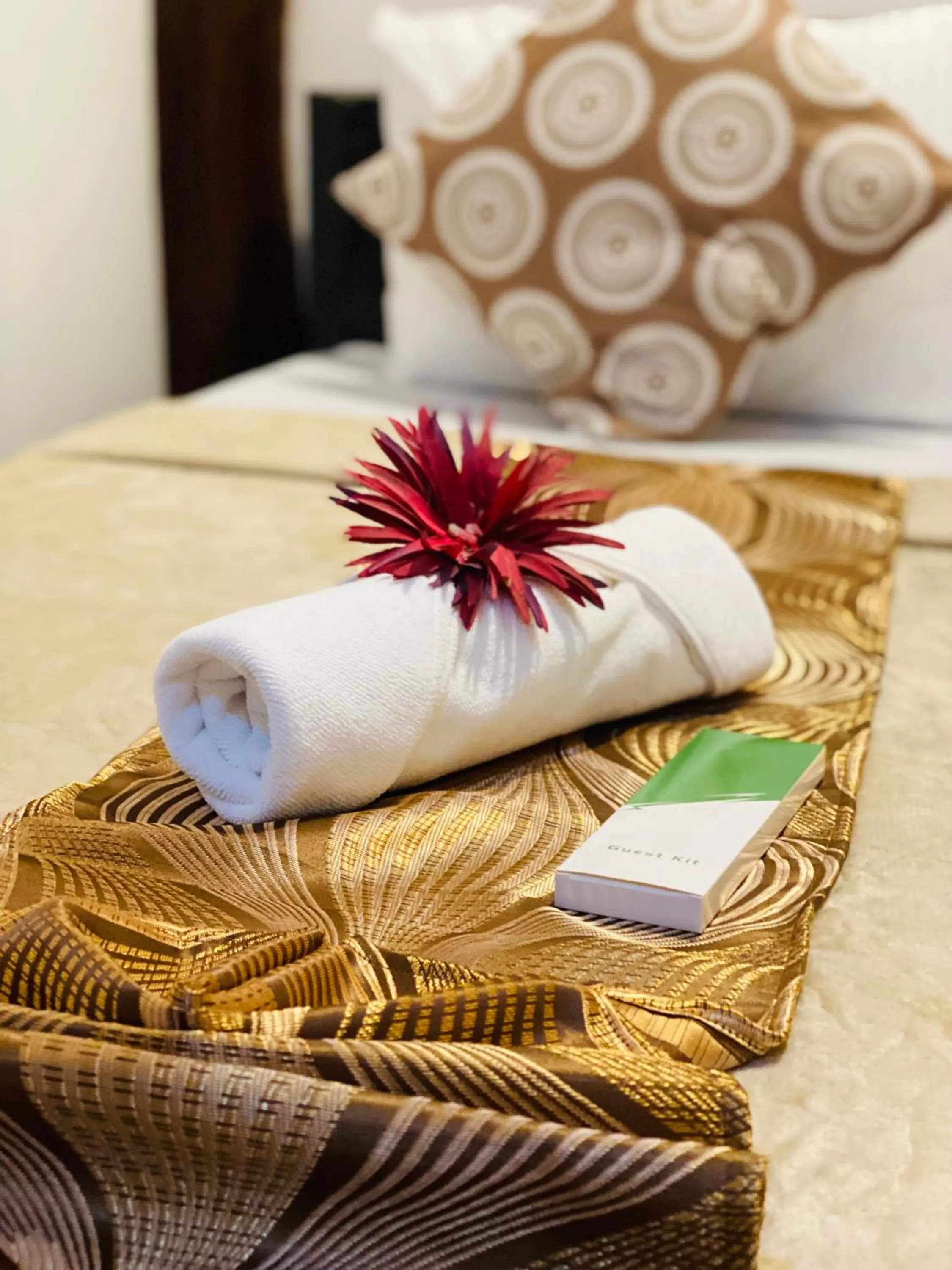 Bed in Sophias Beach Guest House