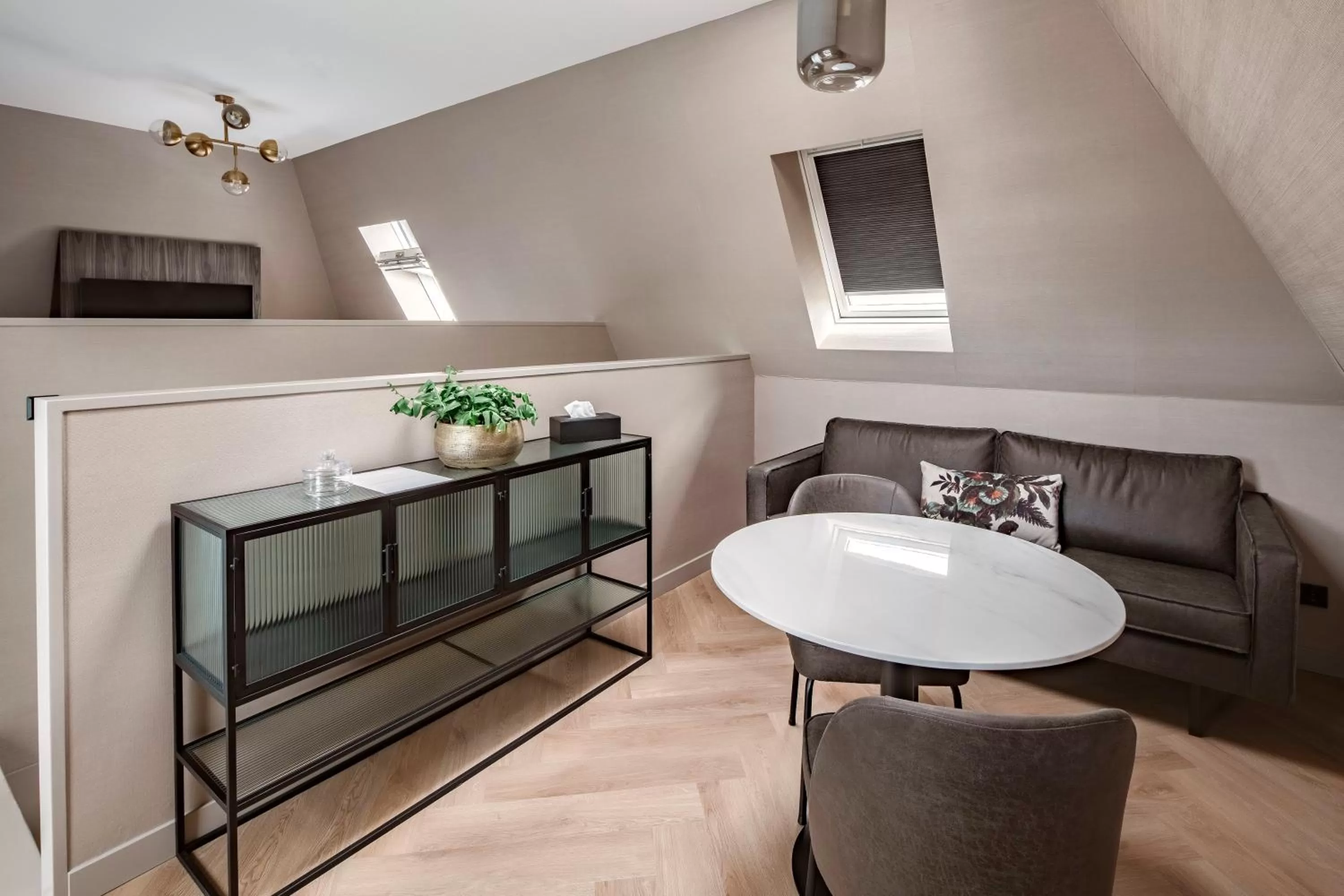 Seating area in Breathe Boutique Hotel