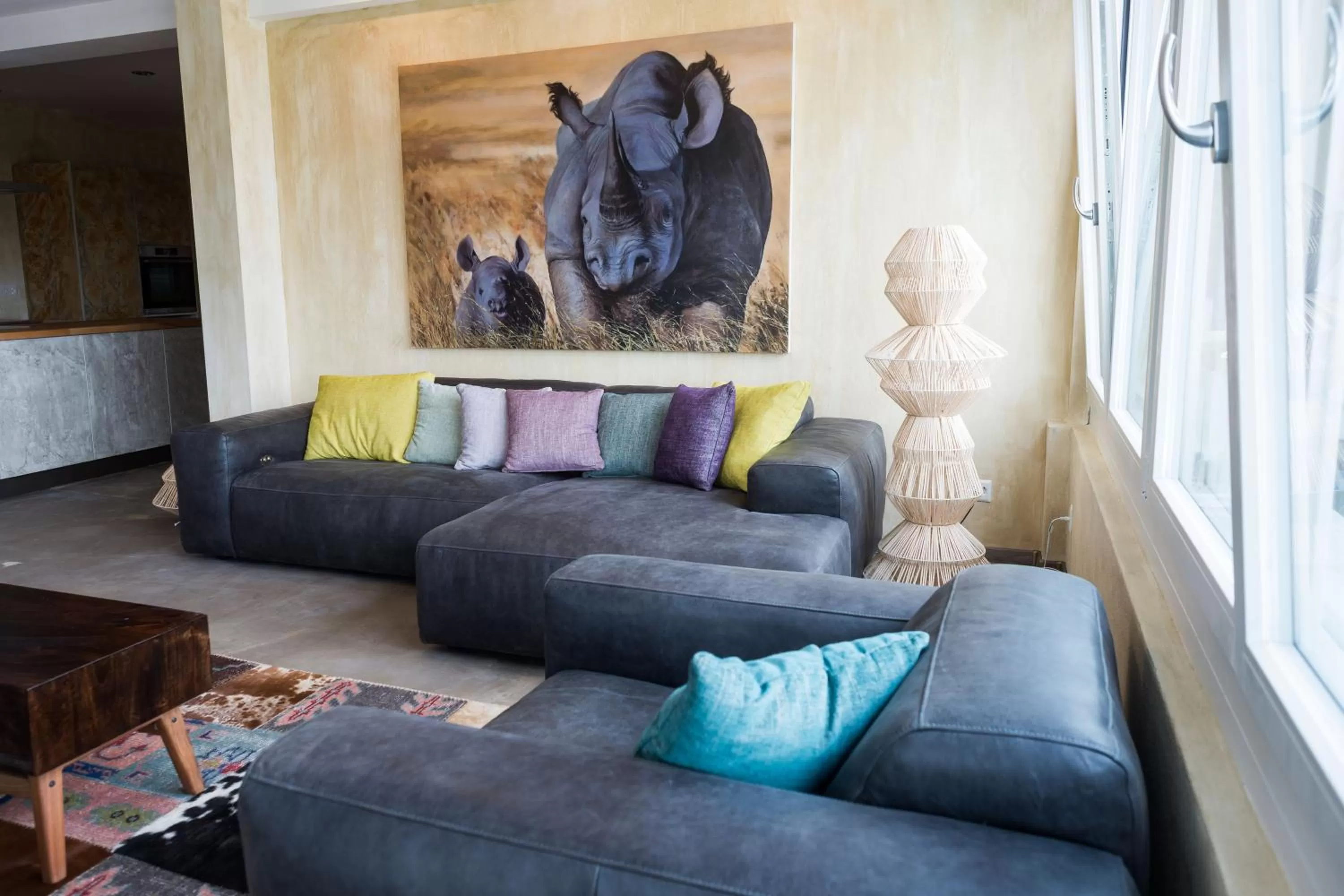 Living room in No1 Art B&B