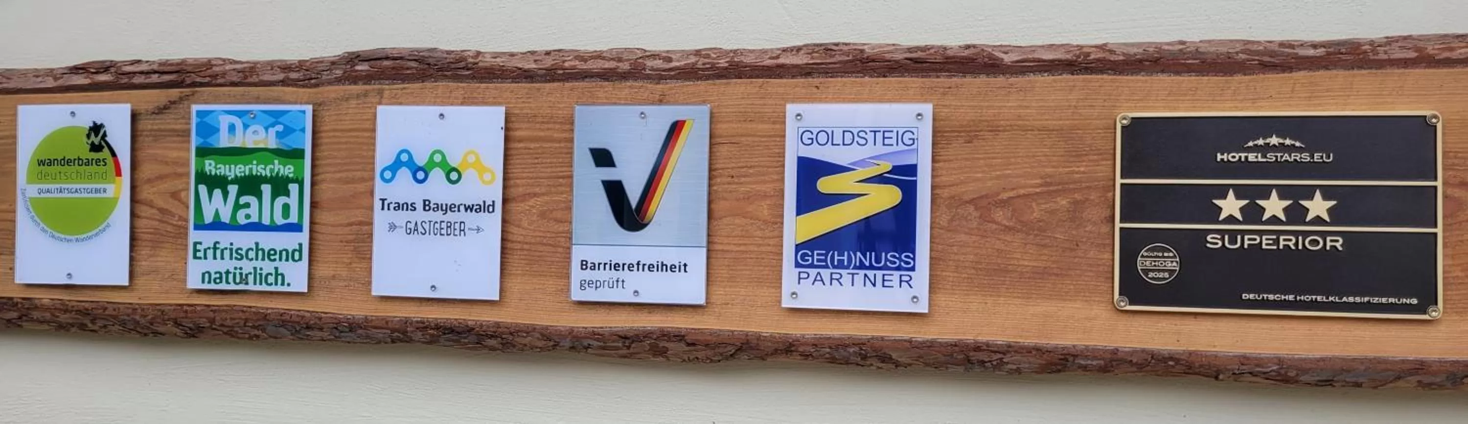Certificate/Award in Landhotel Großeiberhof