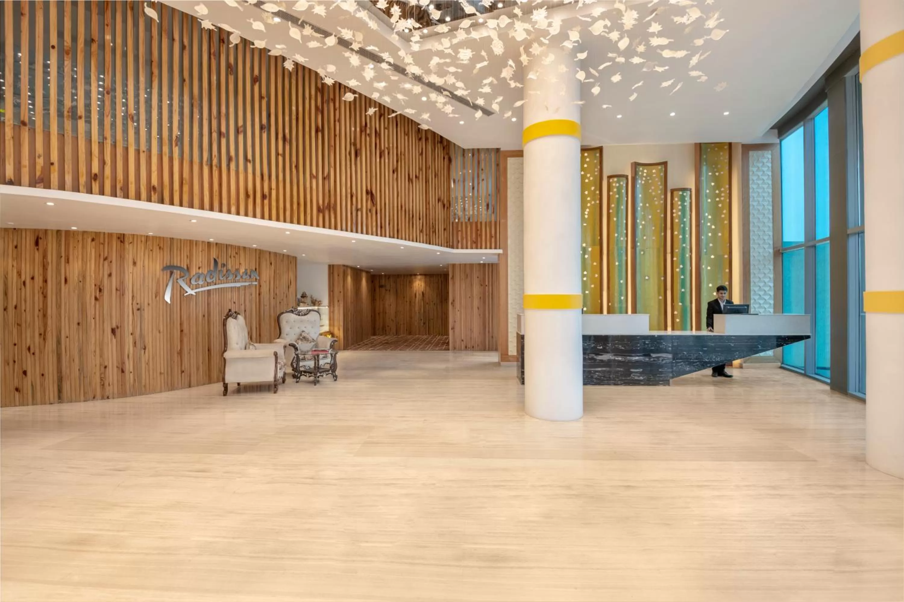 Lobby or reception in Radisson Hotel Bareilly Airport