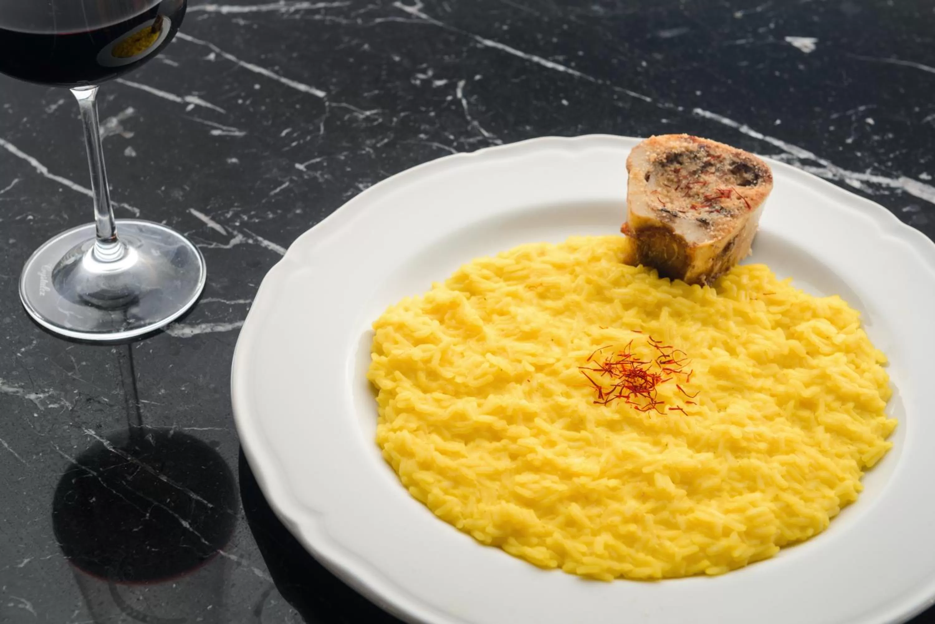 Food close-up in Windsor Hotel Milano