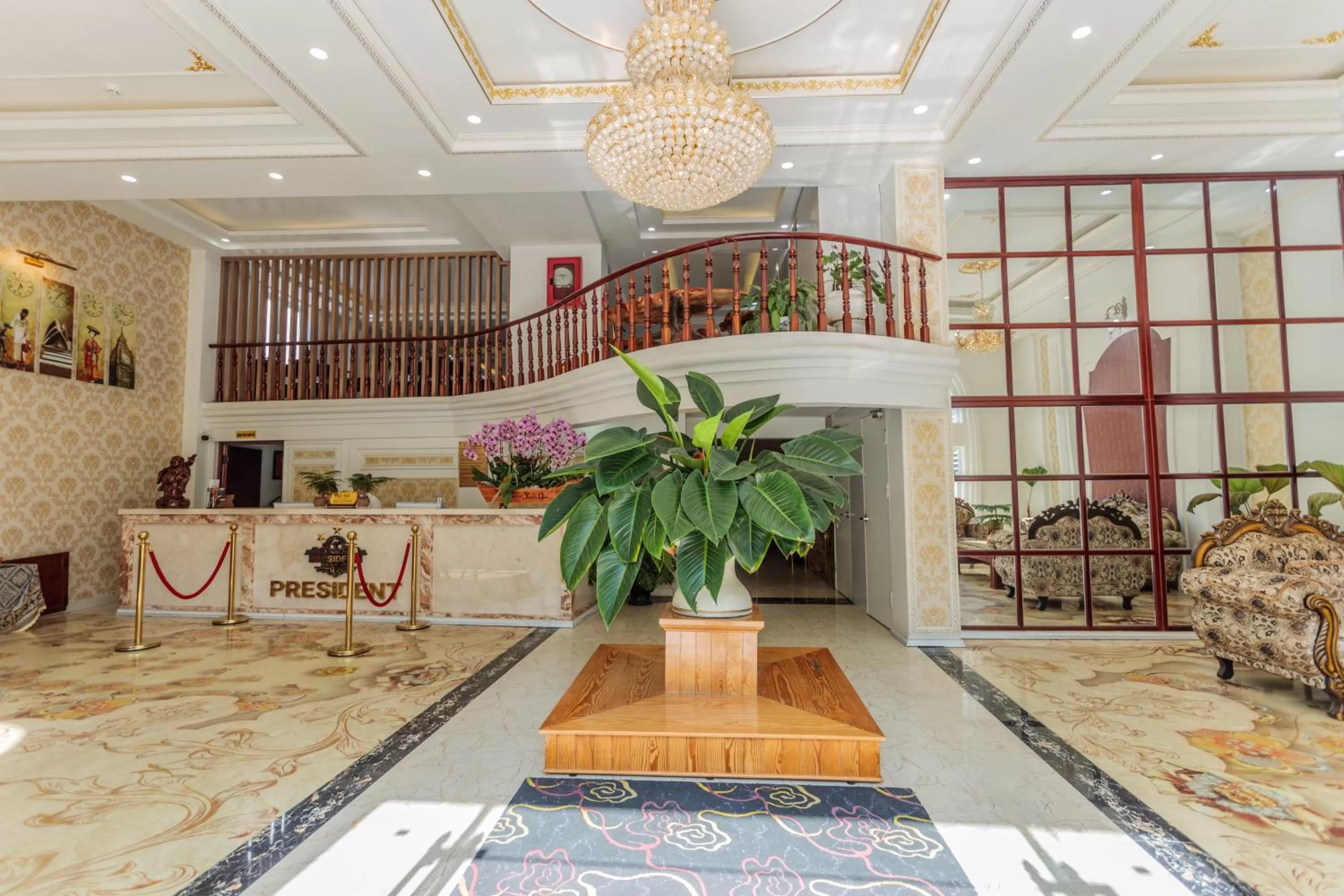Lobby or reception, Lobby/Reception in President Hotel