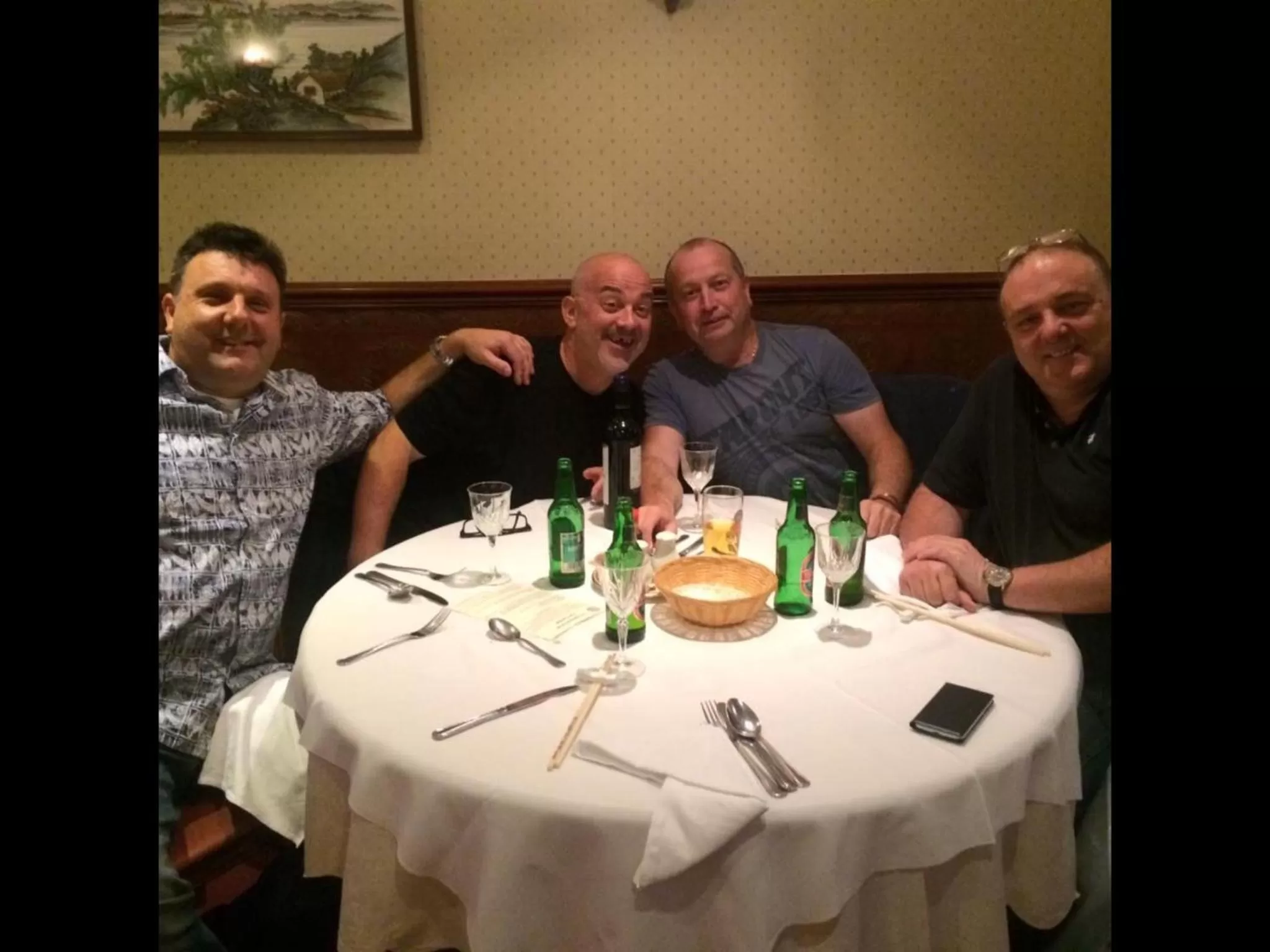 People in Garden Hotel