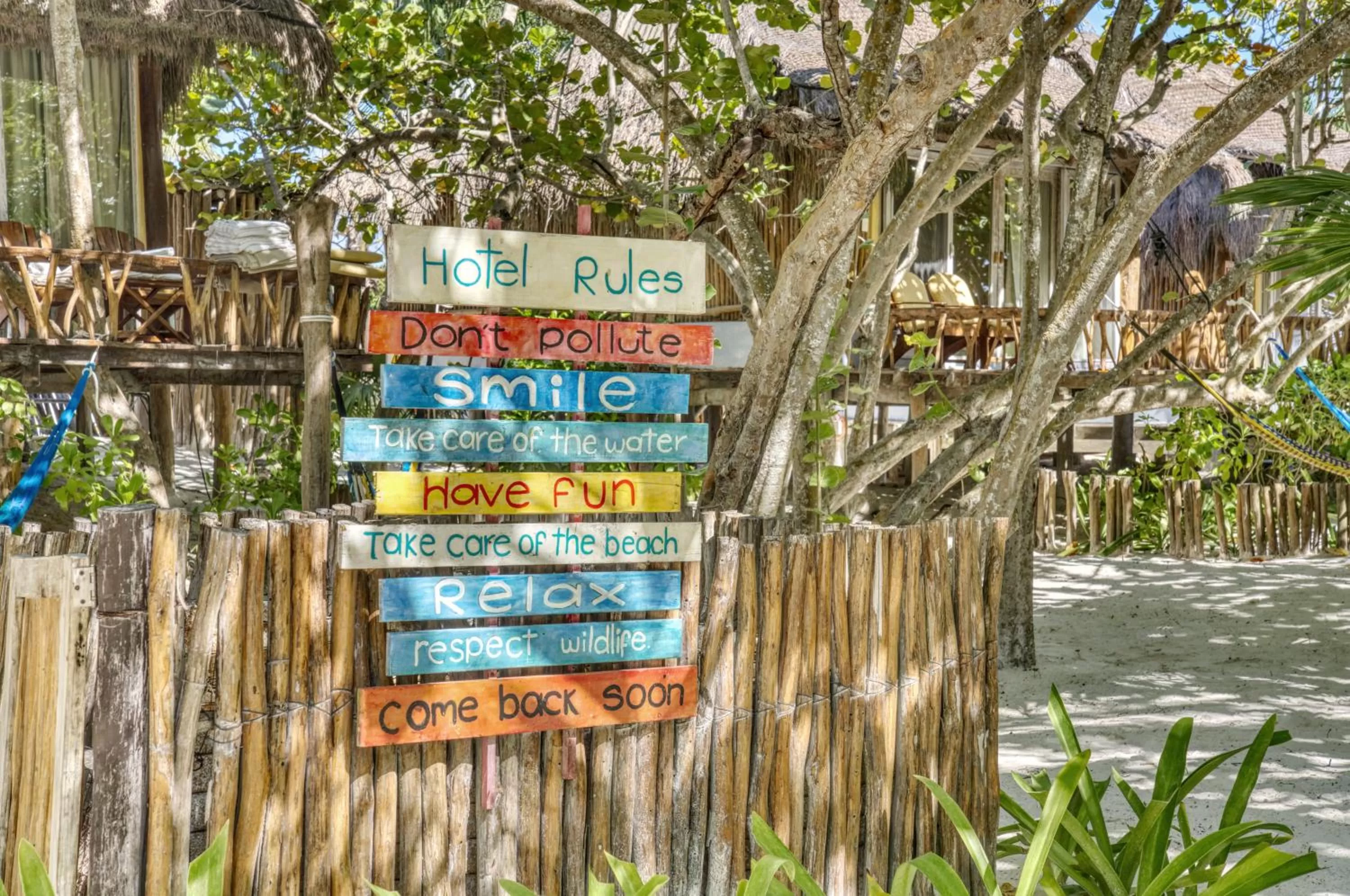 Facade/entrance in Villa Pescadores Tulum-Beachfront hotel by Ahau Collection