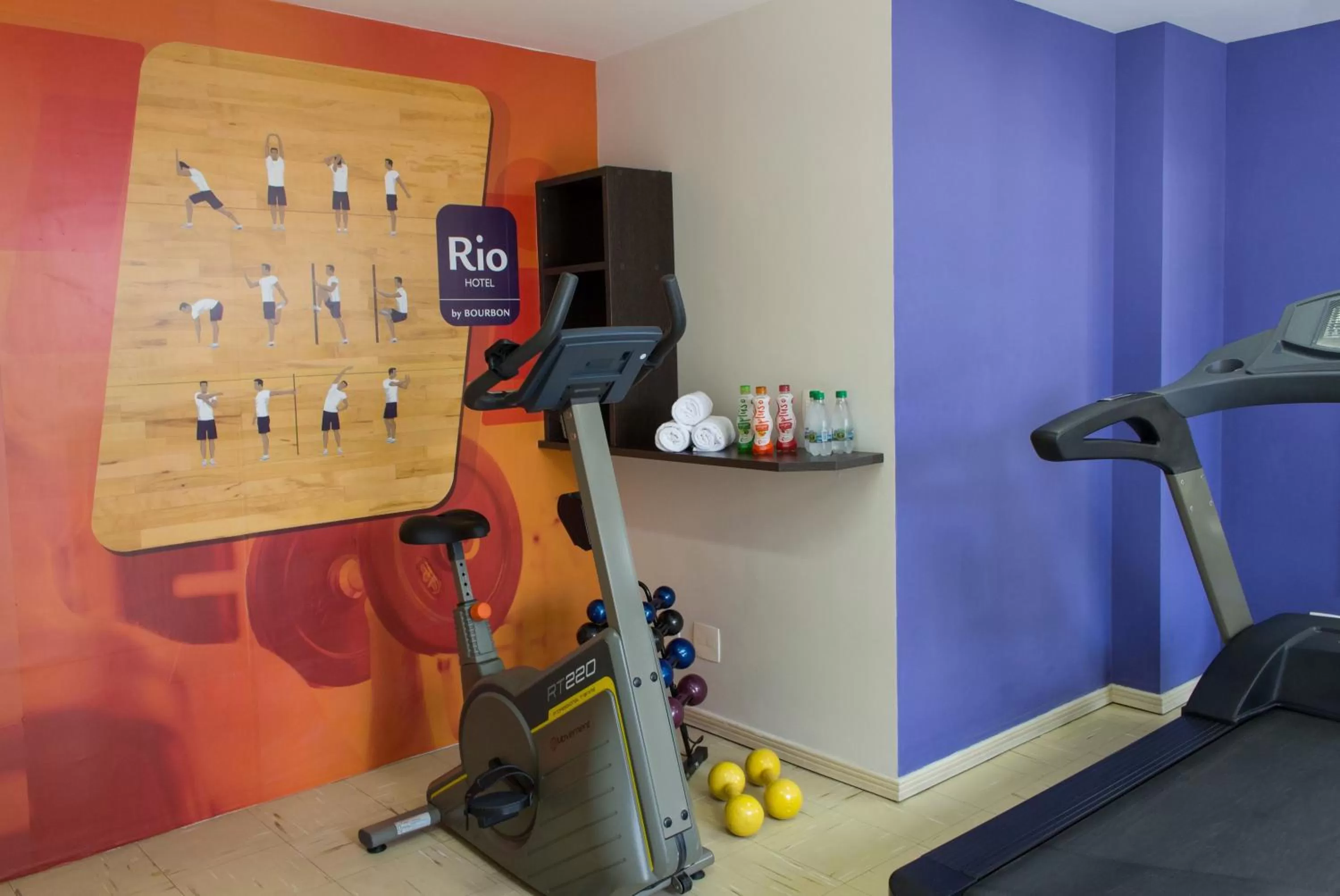 Fitness centre/facilities in Rio Hotel by Bourbon Curitiba