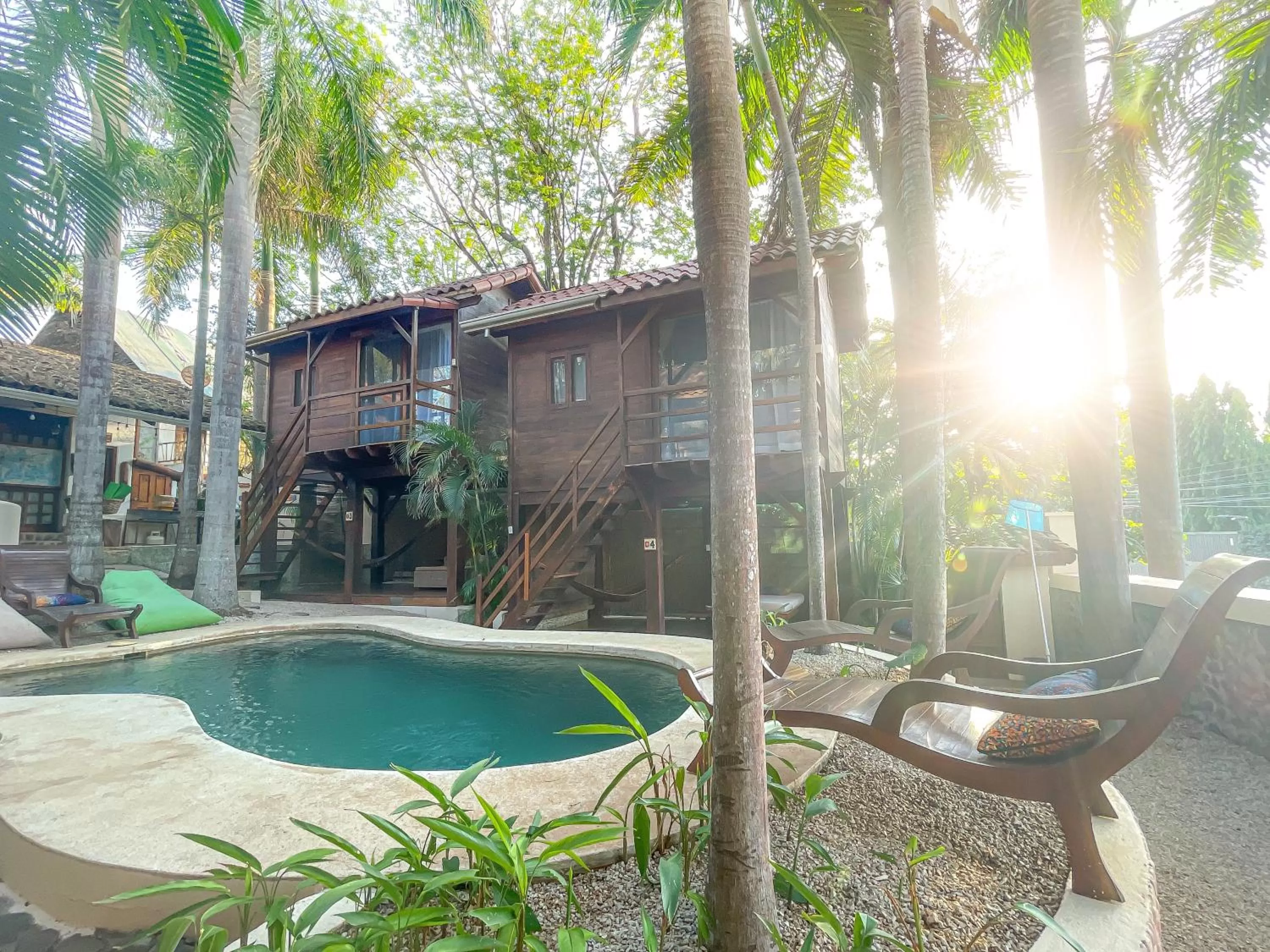 Swimming Pool in The Beach Bungalows - Yoga and Surf Hotel - Adults Only