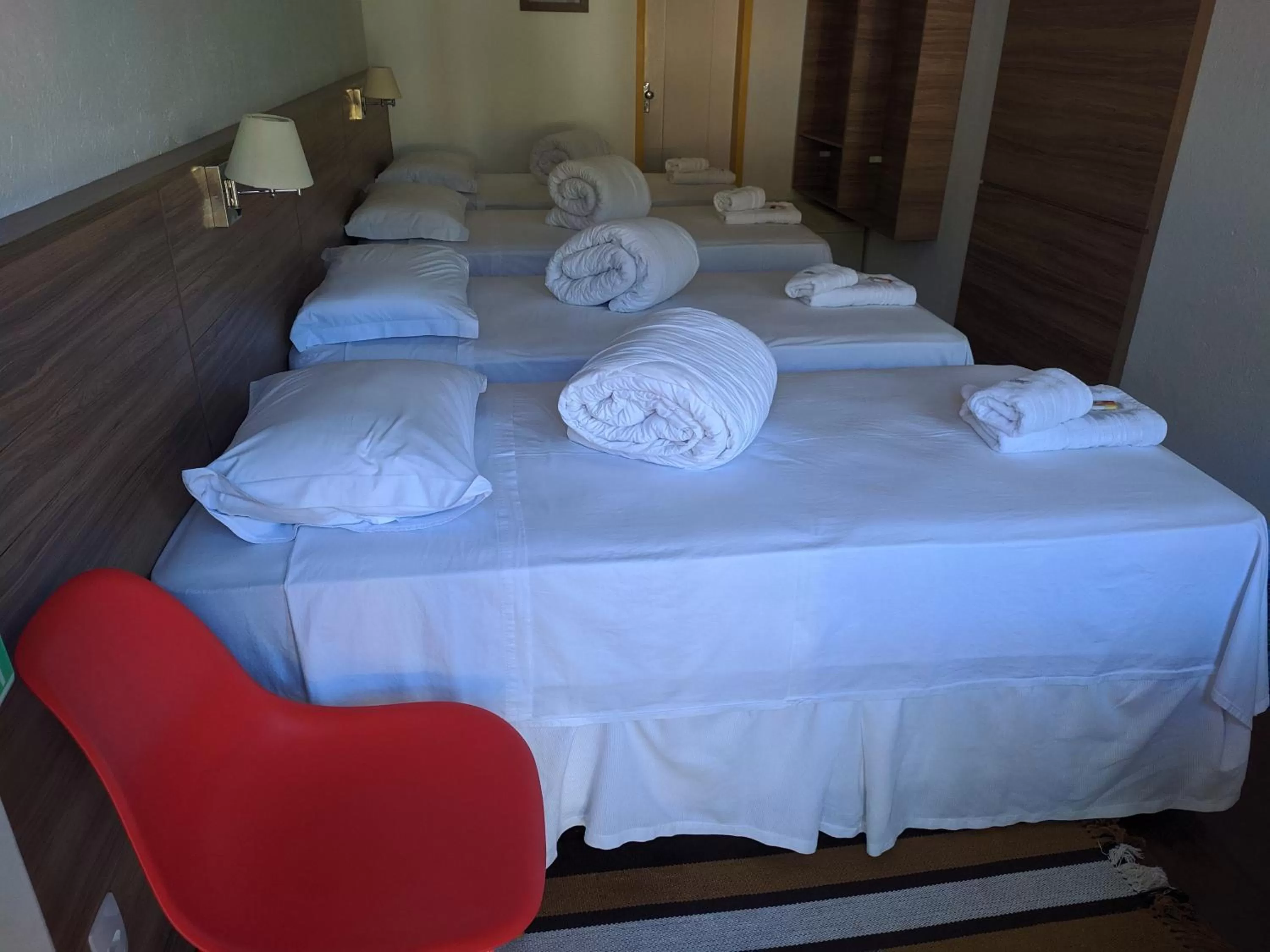 Bed in Pousada o Amanhecer