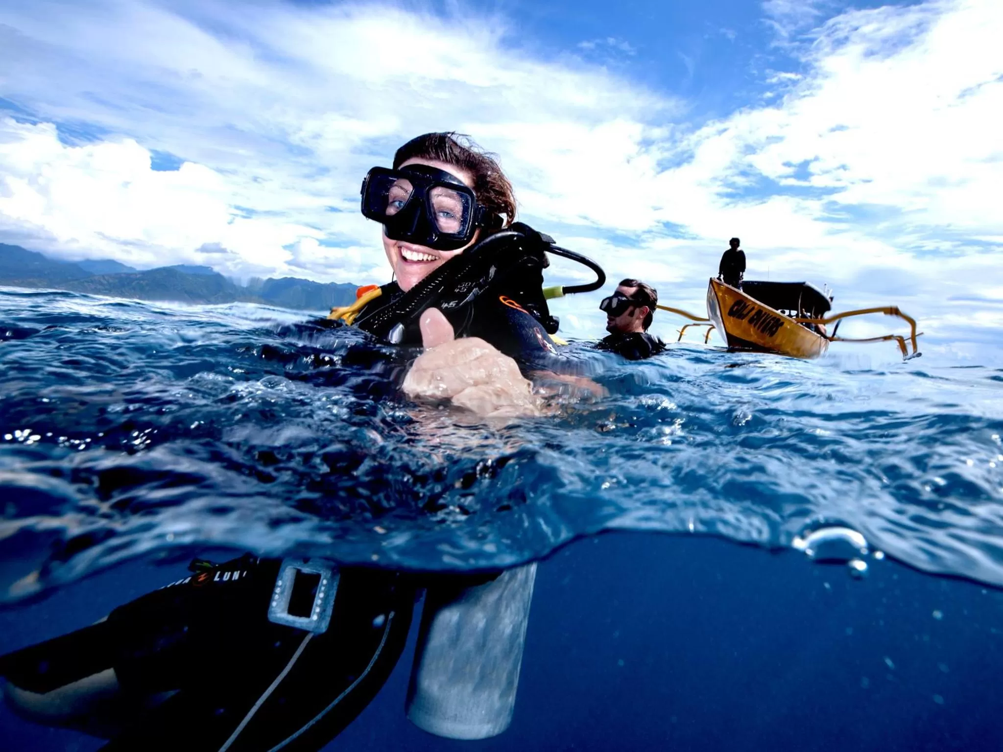 Diving, Swimming Pool in Gili Divers Hotel