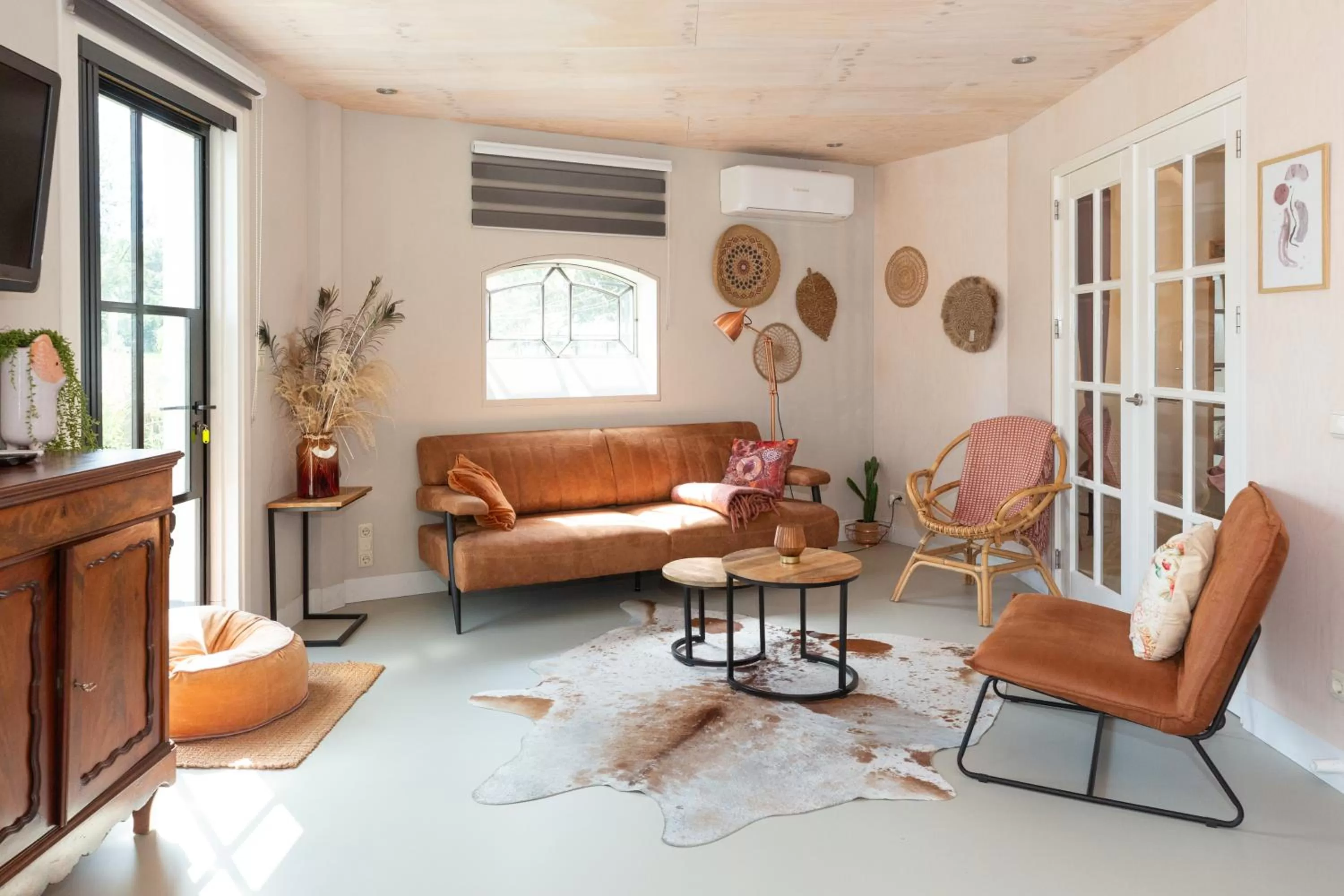 Living room in Boerenhofstede de Overhorn