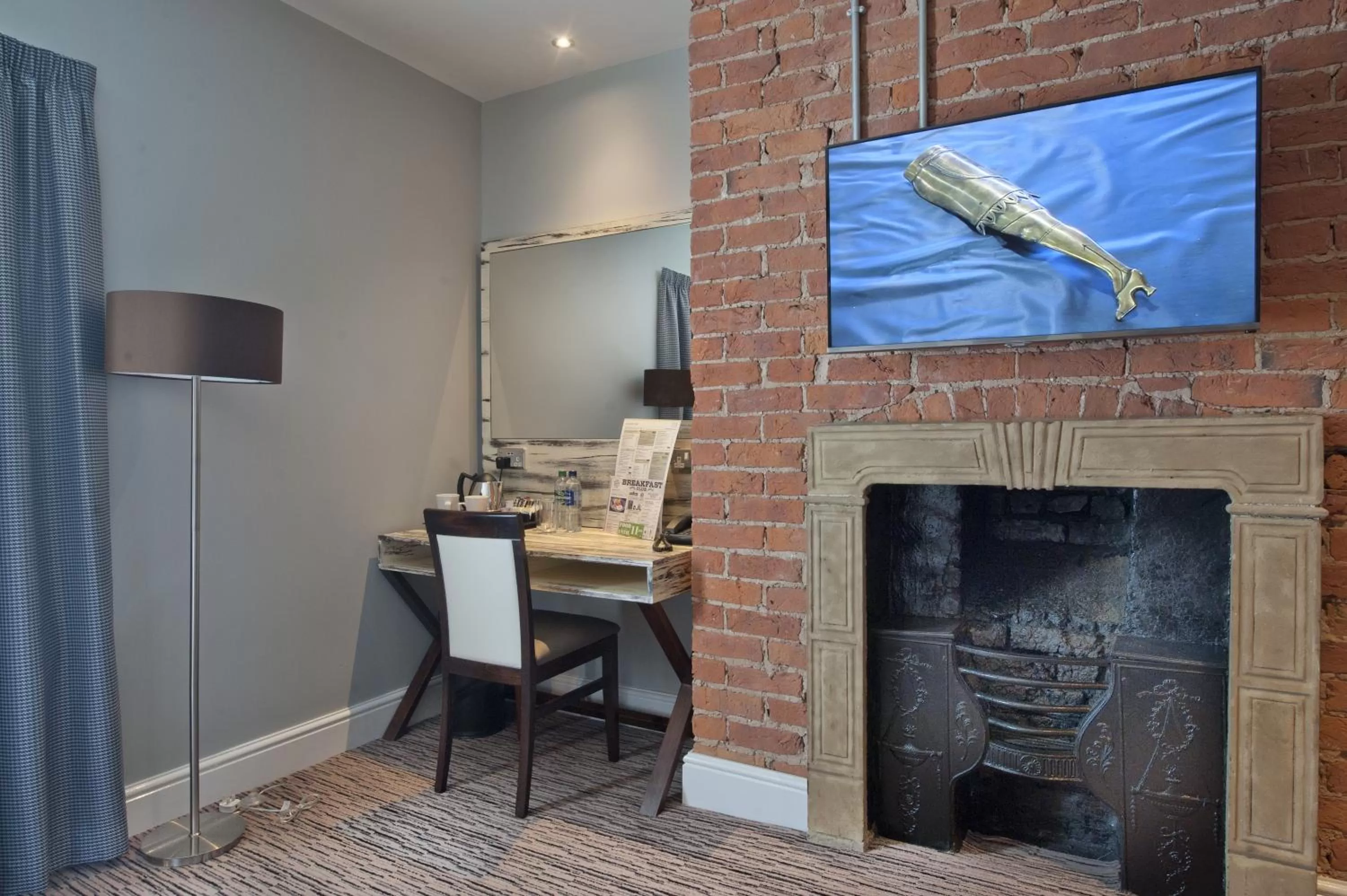 Decorative detail, TV/Entertainment Center in The Red Lion Wetherspoon