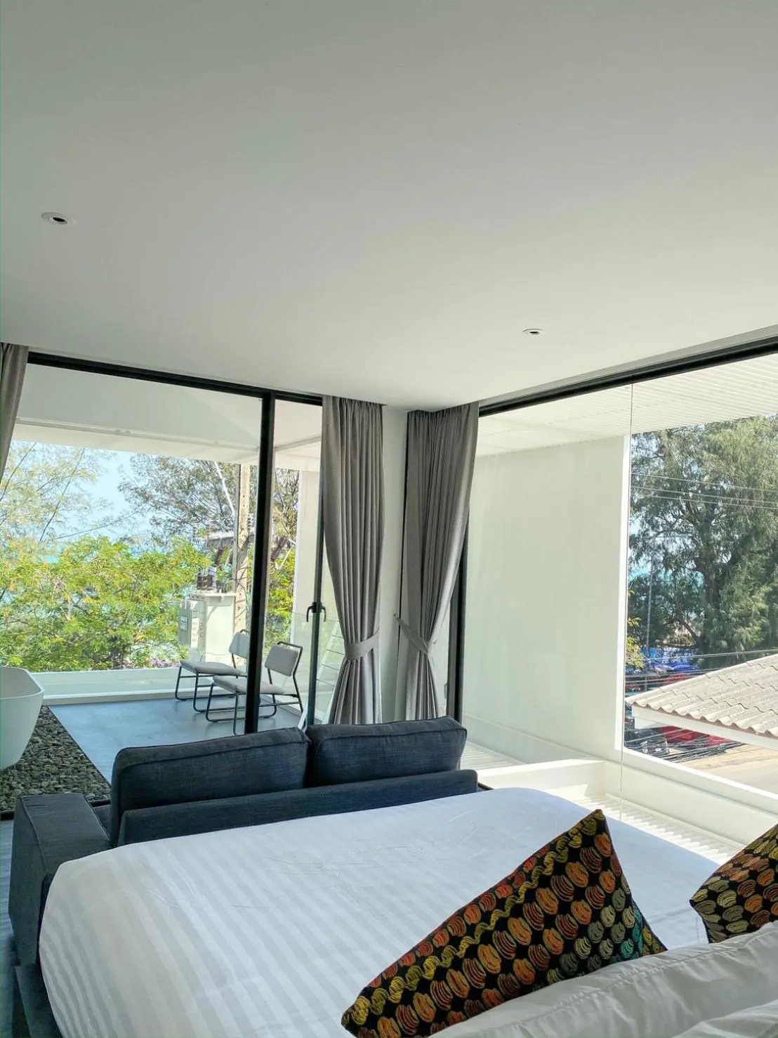 Sea view, Bed in Nirundorn Resort Chaam