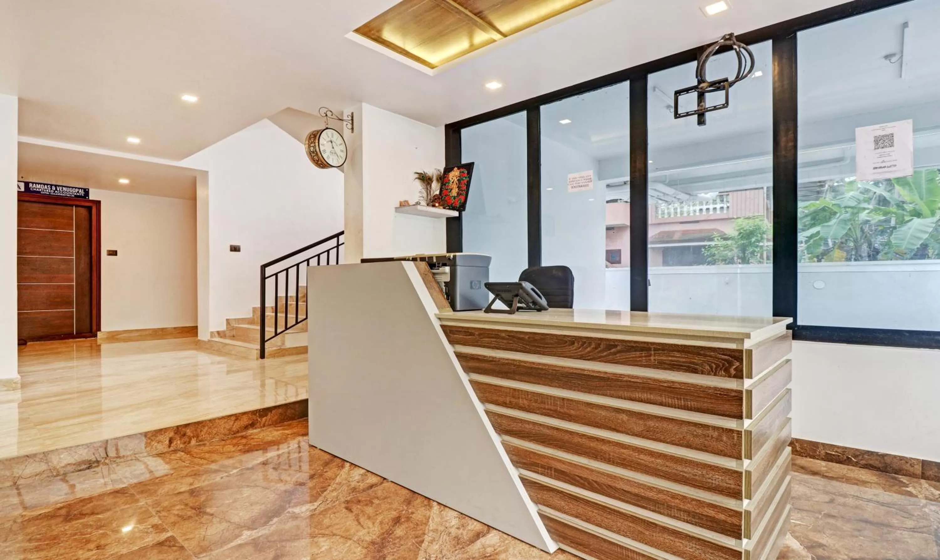 Lobby or reception, Lobby/Reception in Treebo Trend Sreepathi Mayoogha