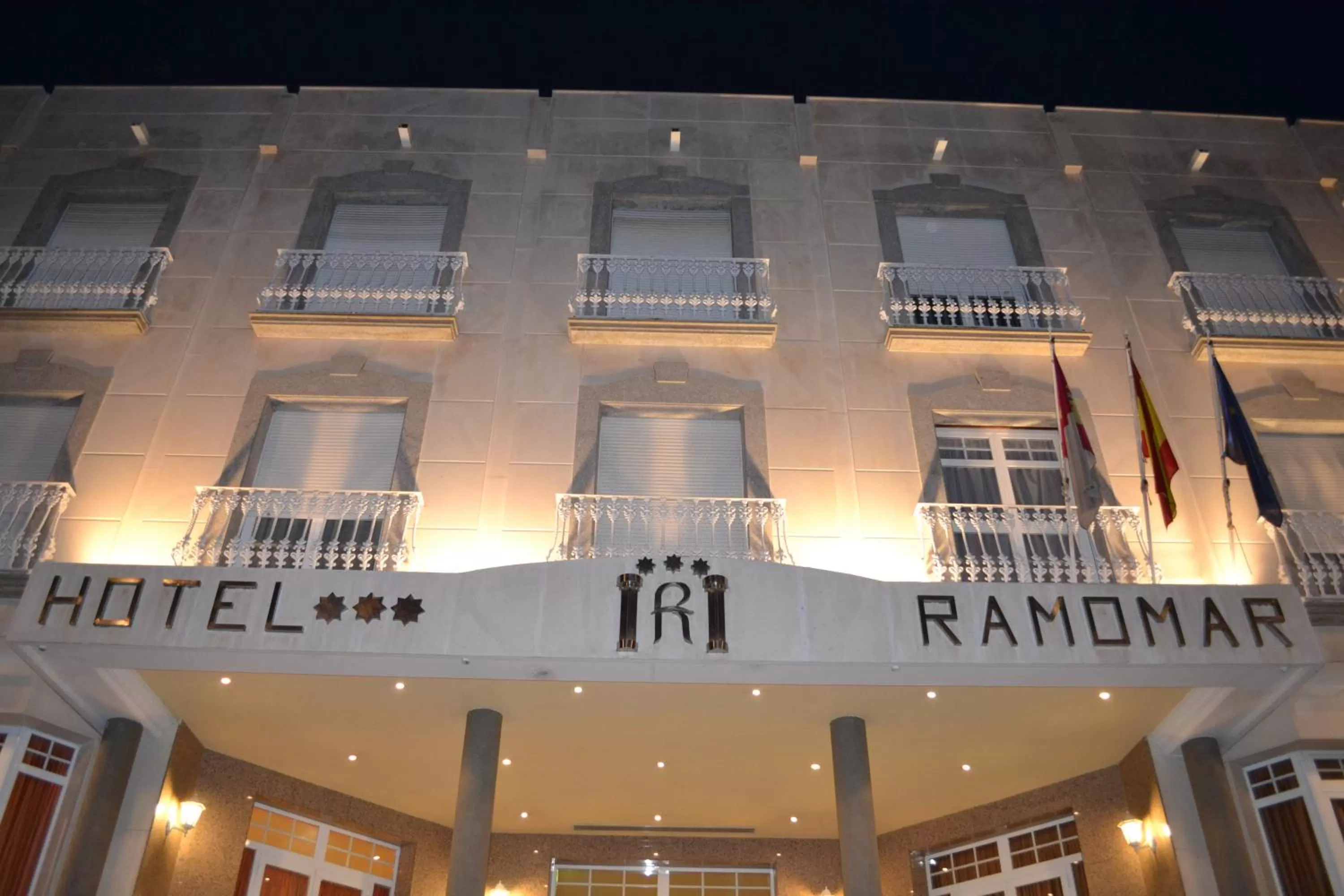Facade/entrance in Hotel Ramomar