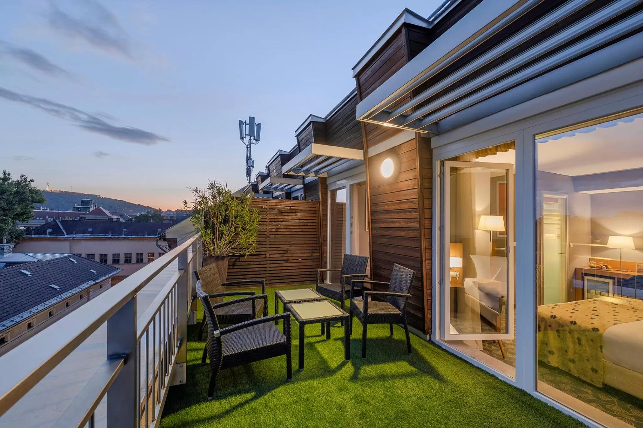 Double Room with Balcony in Hotel Museum Budapest