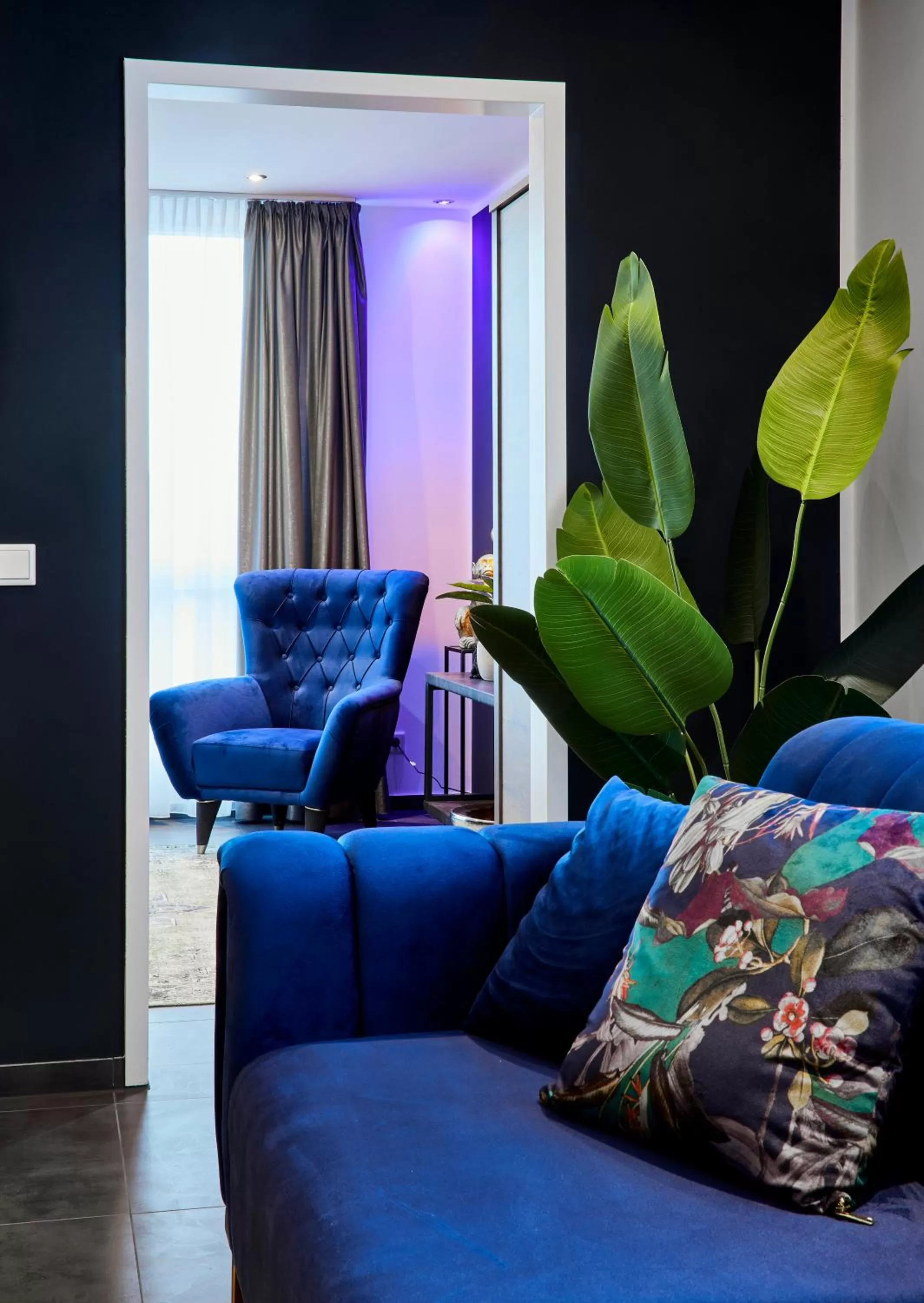 Seating area in MARRAM Suitehotel