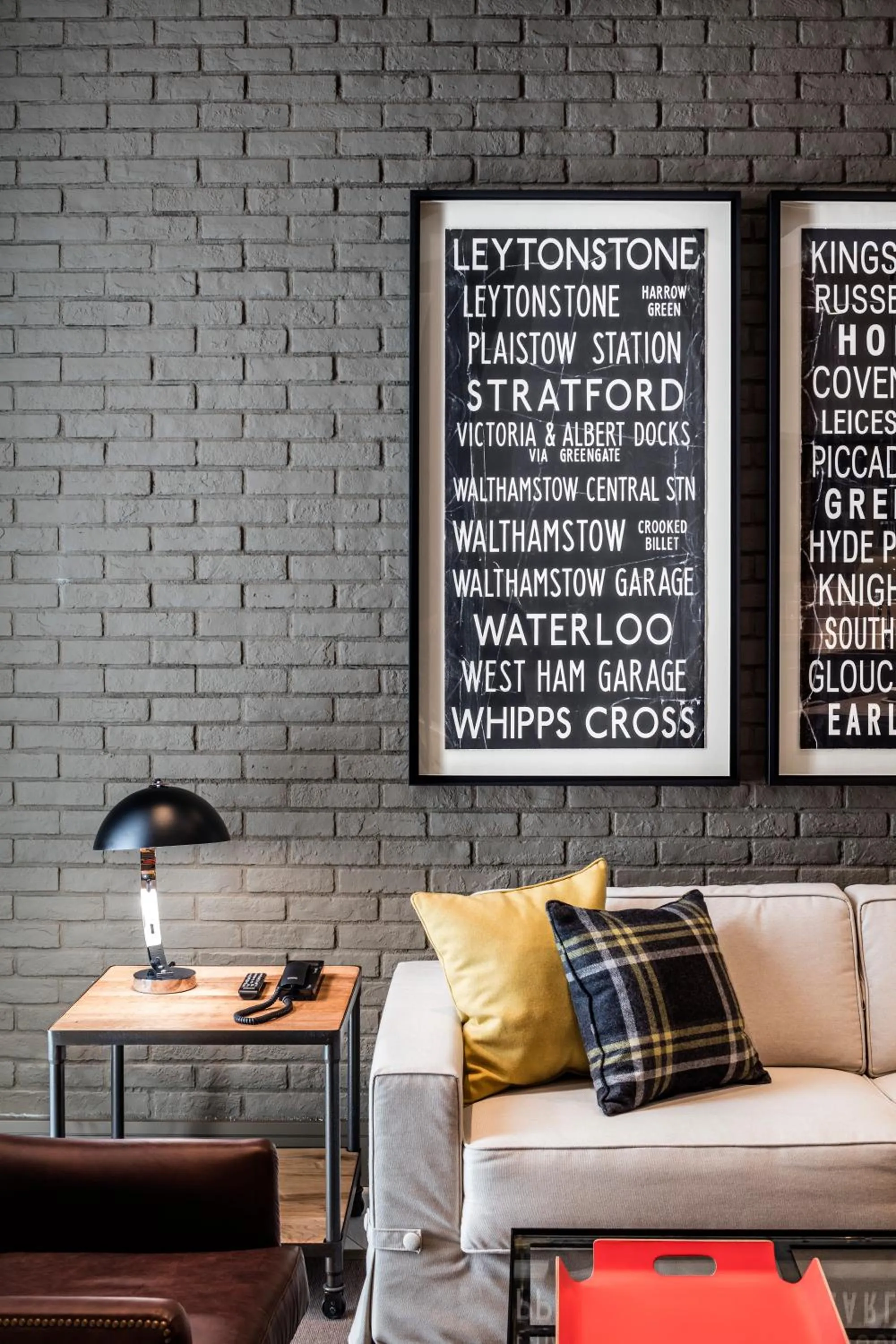 Living room in Midtown Apartments