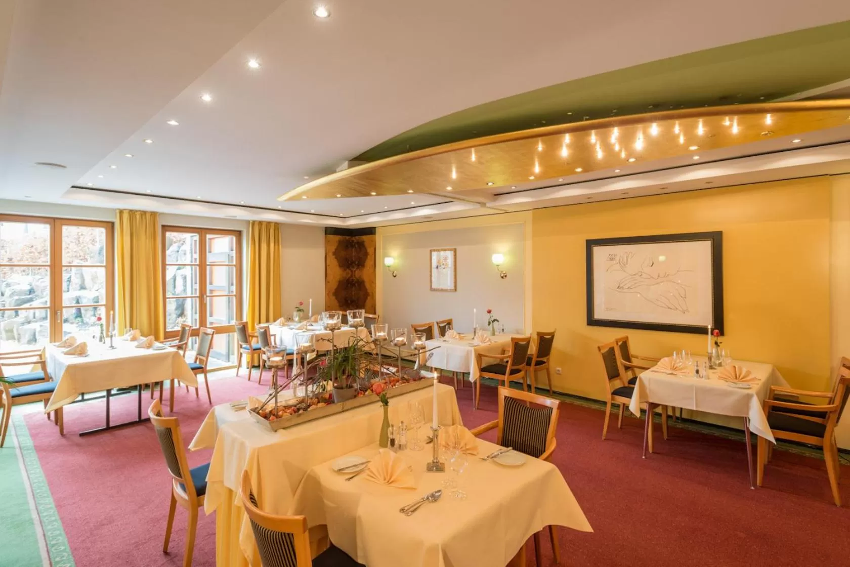 Decorative detail in Hotel Eisbach