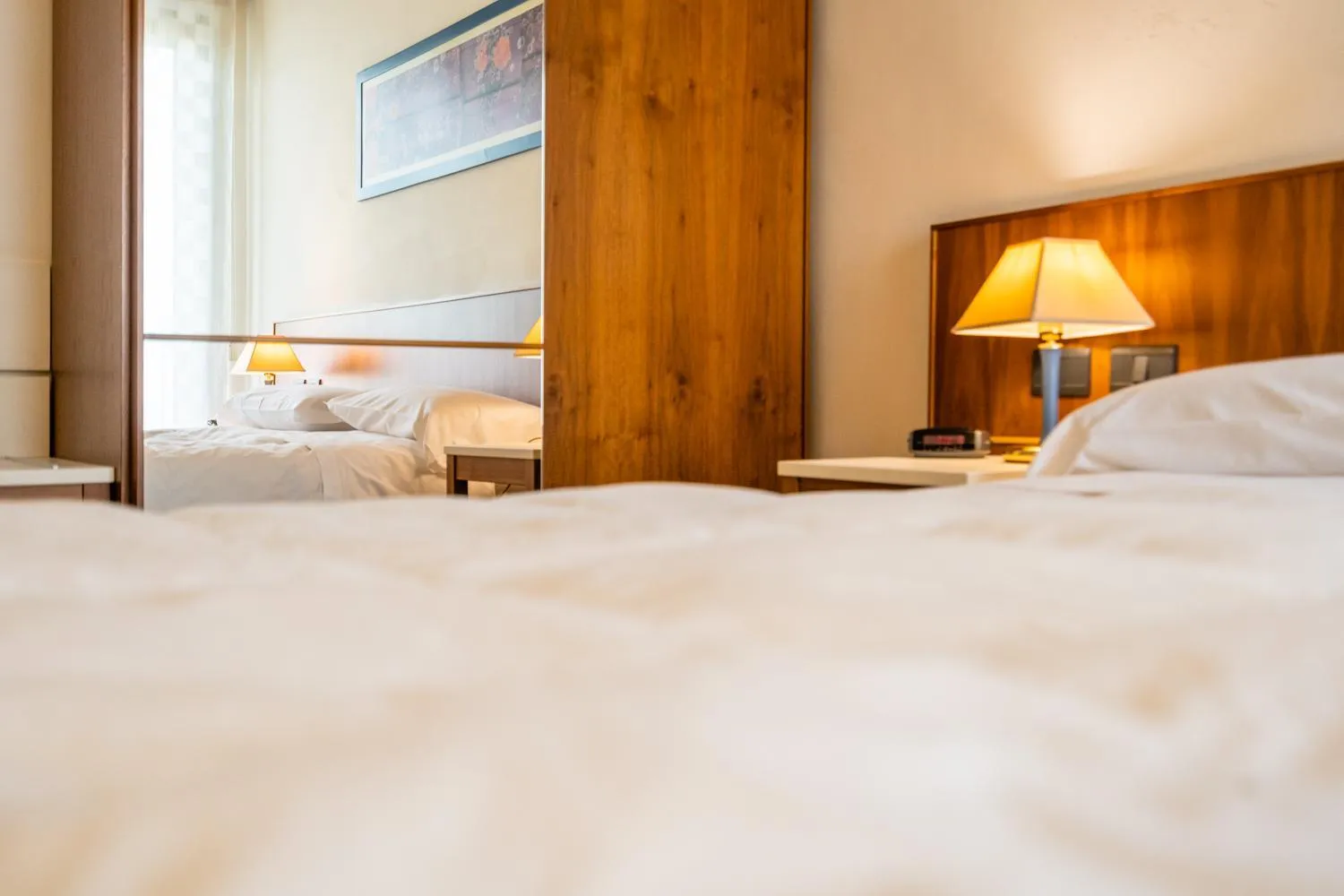 Bed in Europa Palace Hotel