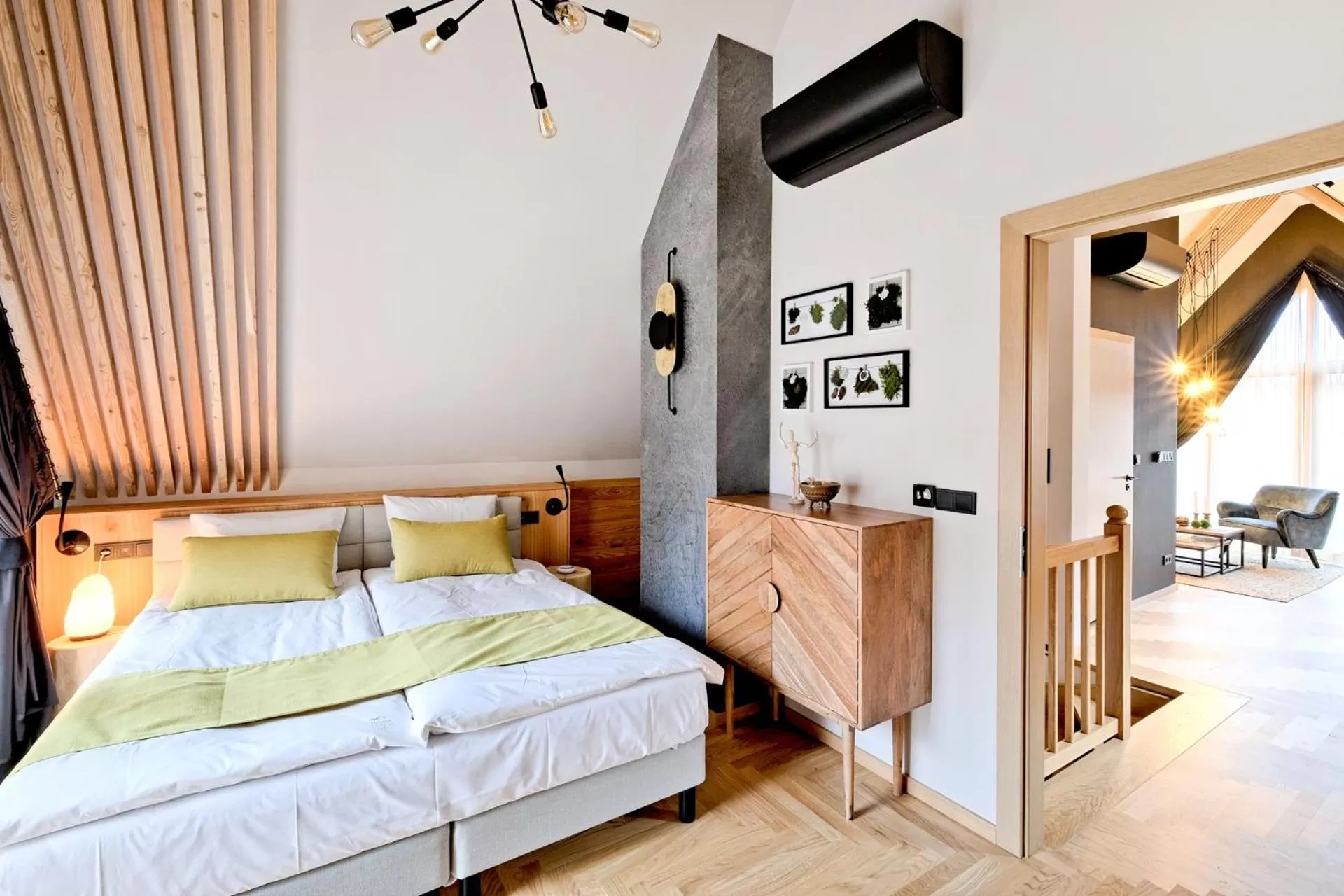 Bed in Harda House Friends & Spa