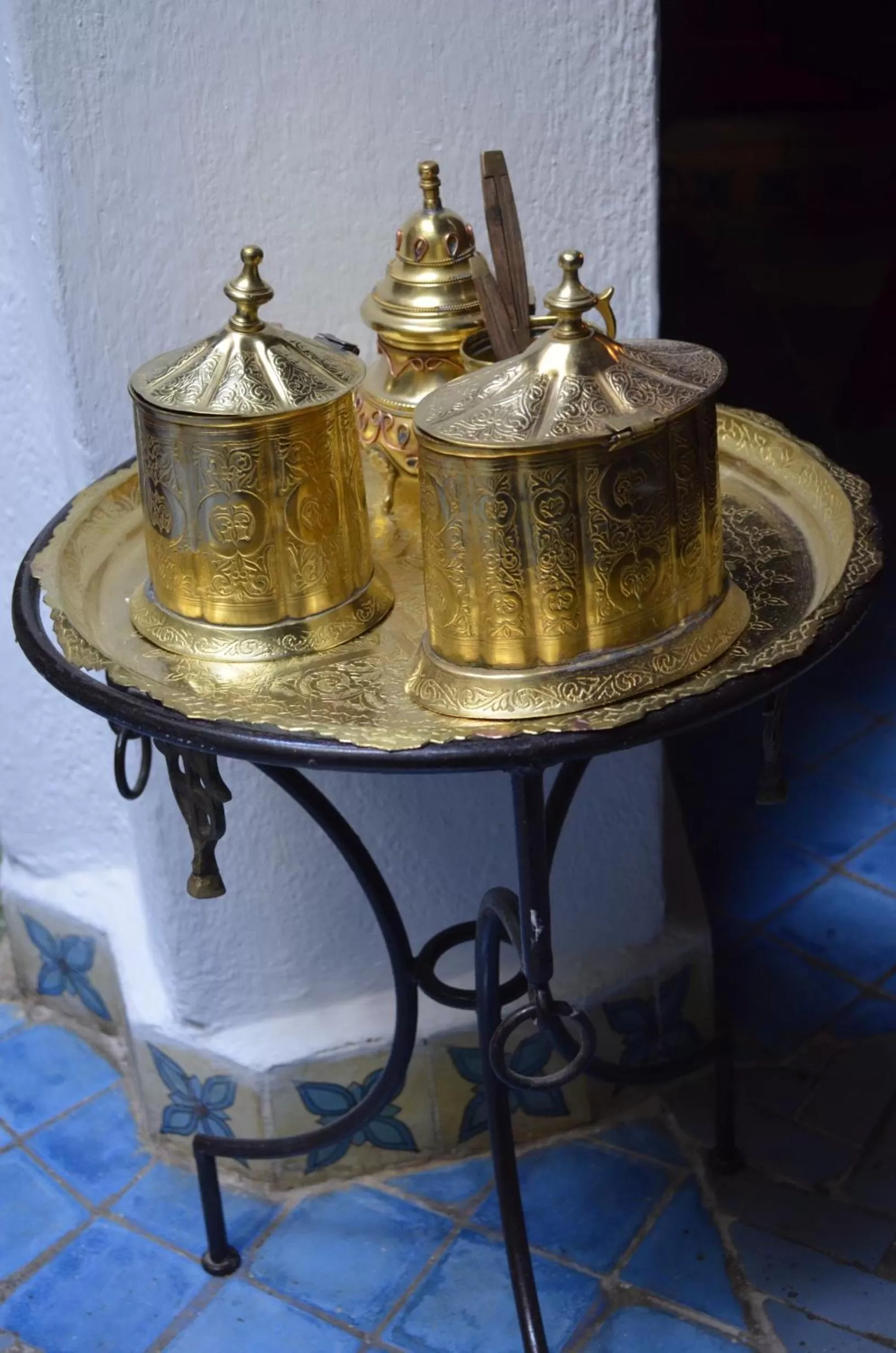 Decorative detail in Dar Meziana