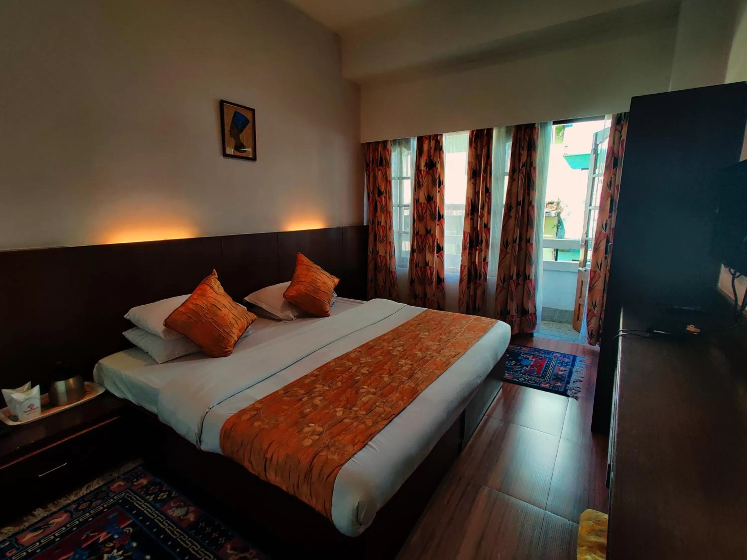 Bed in Hotel Tarayana