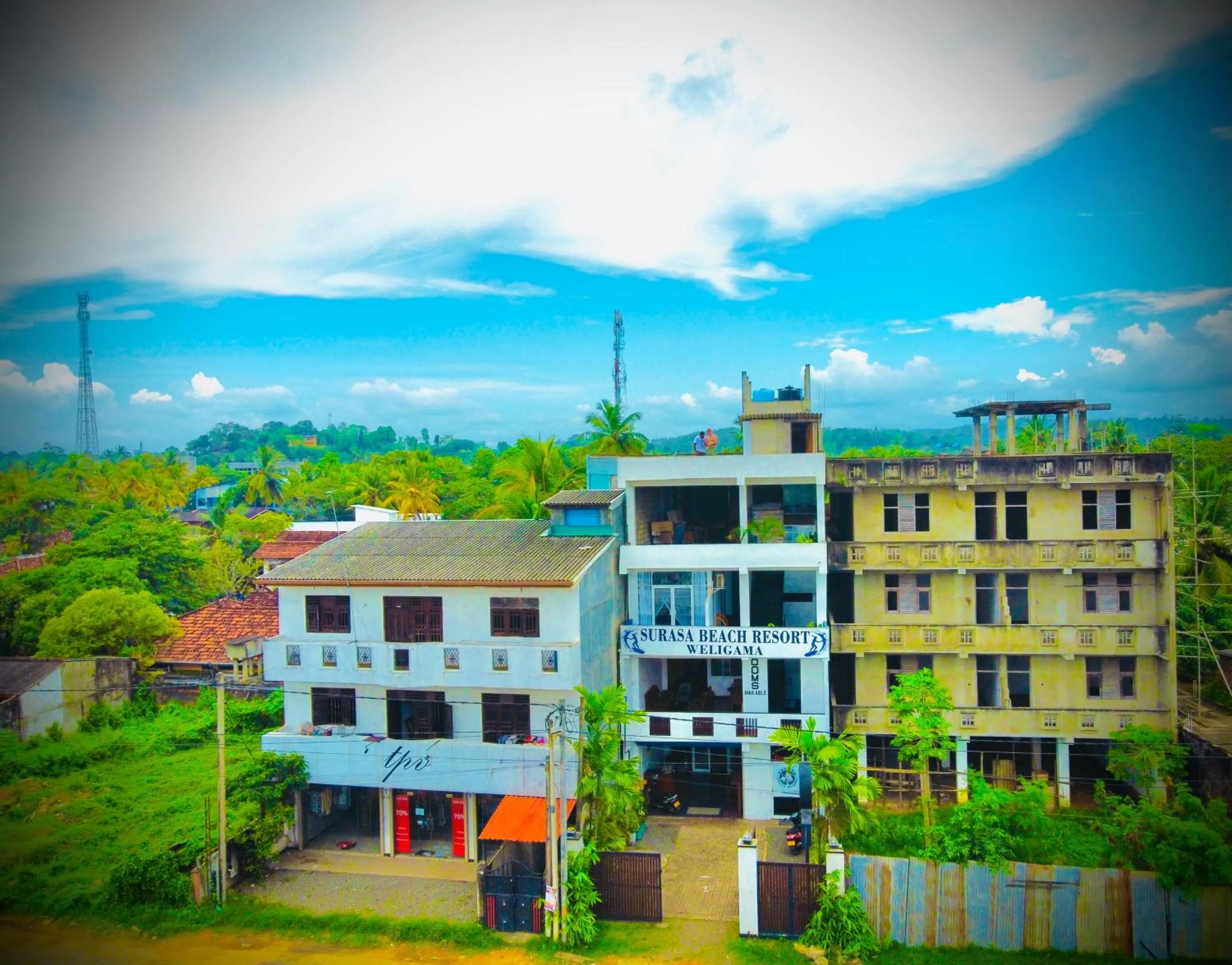 Property building in Surasa Beach Resort