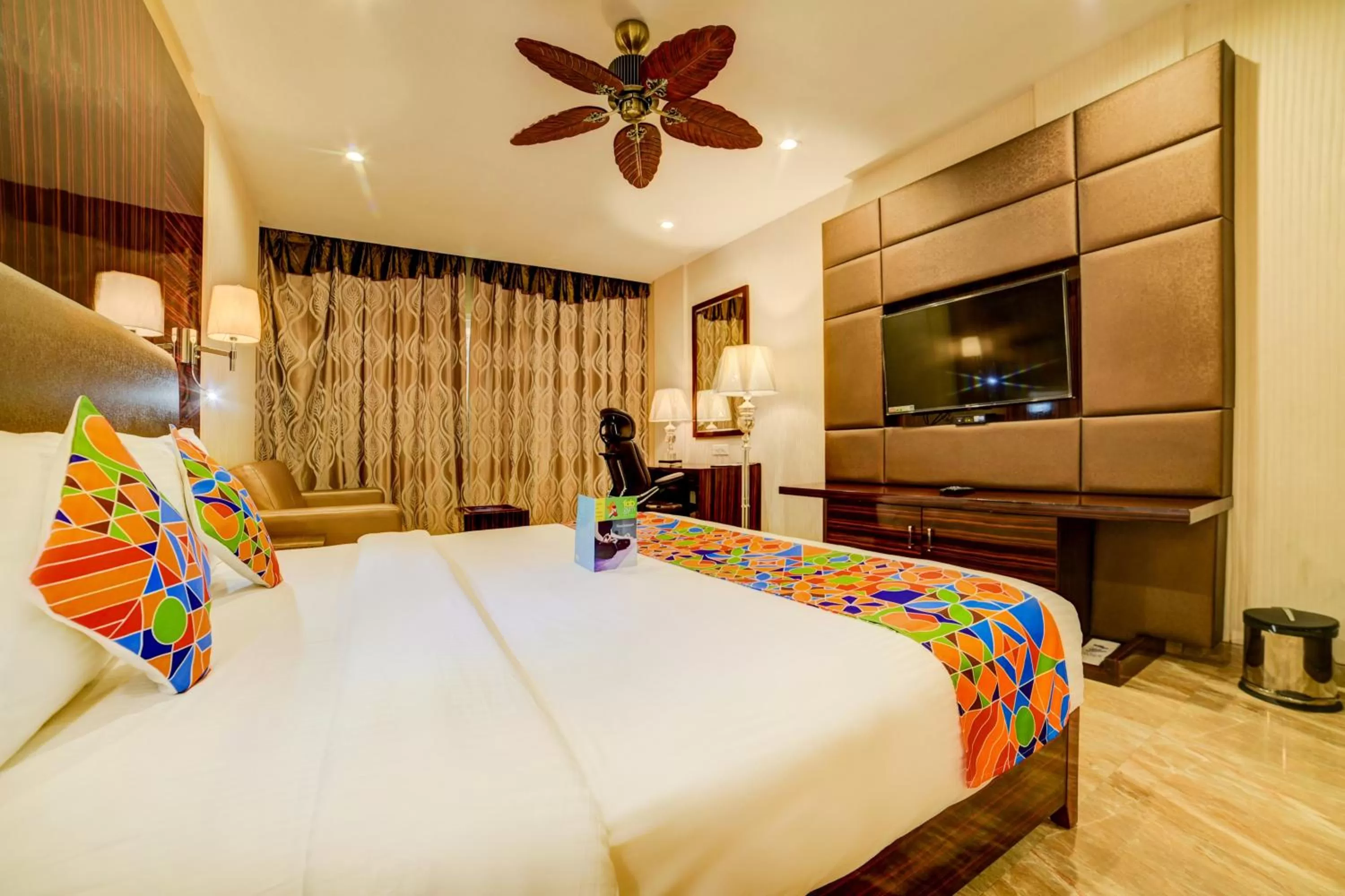 Bed in Fabhotel Prime Sarala Crown - 500M From Calangute Beach