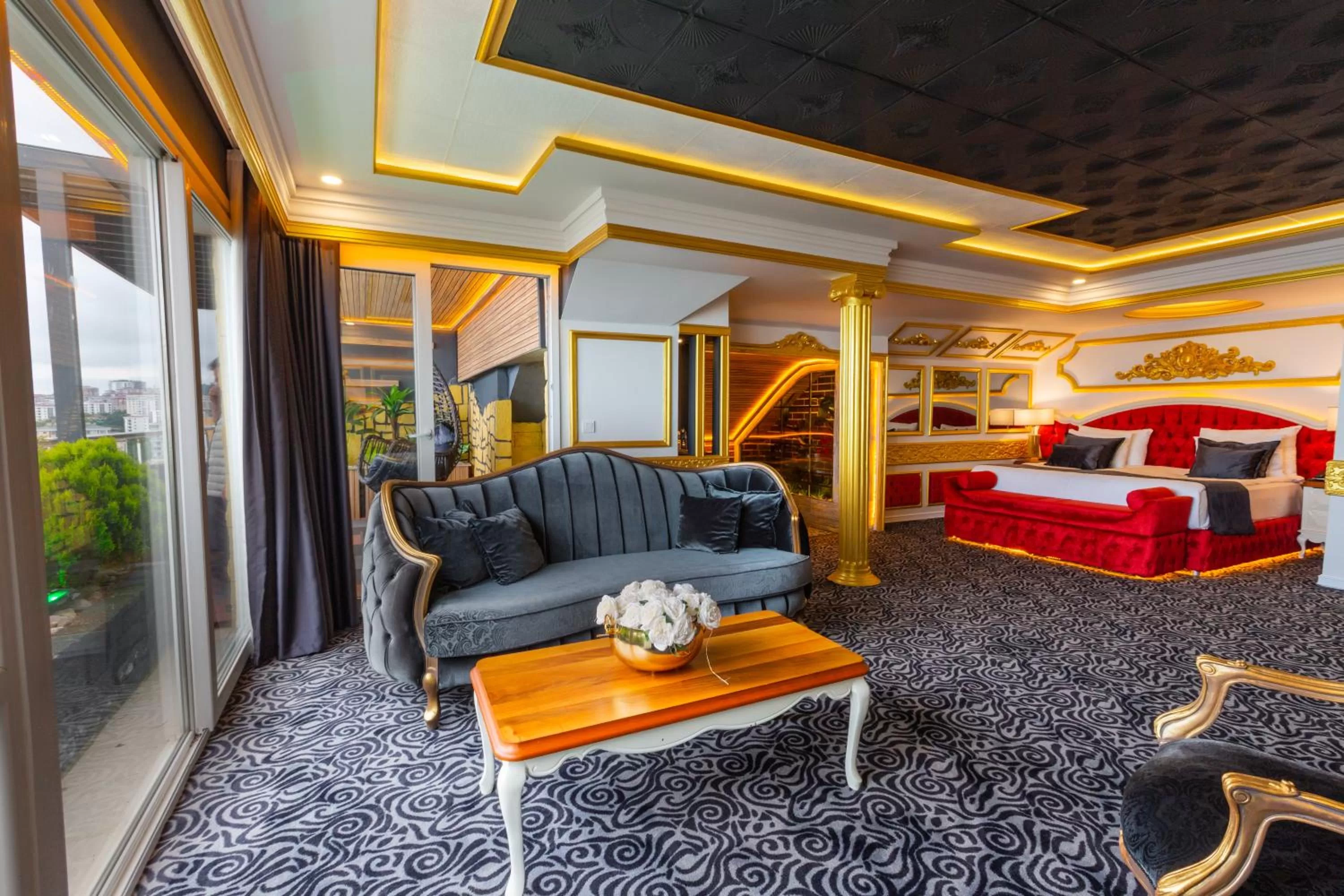 Bed in Andalouse Otel