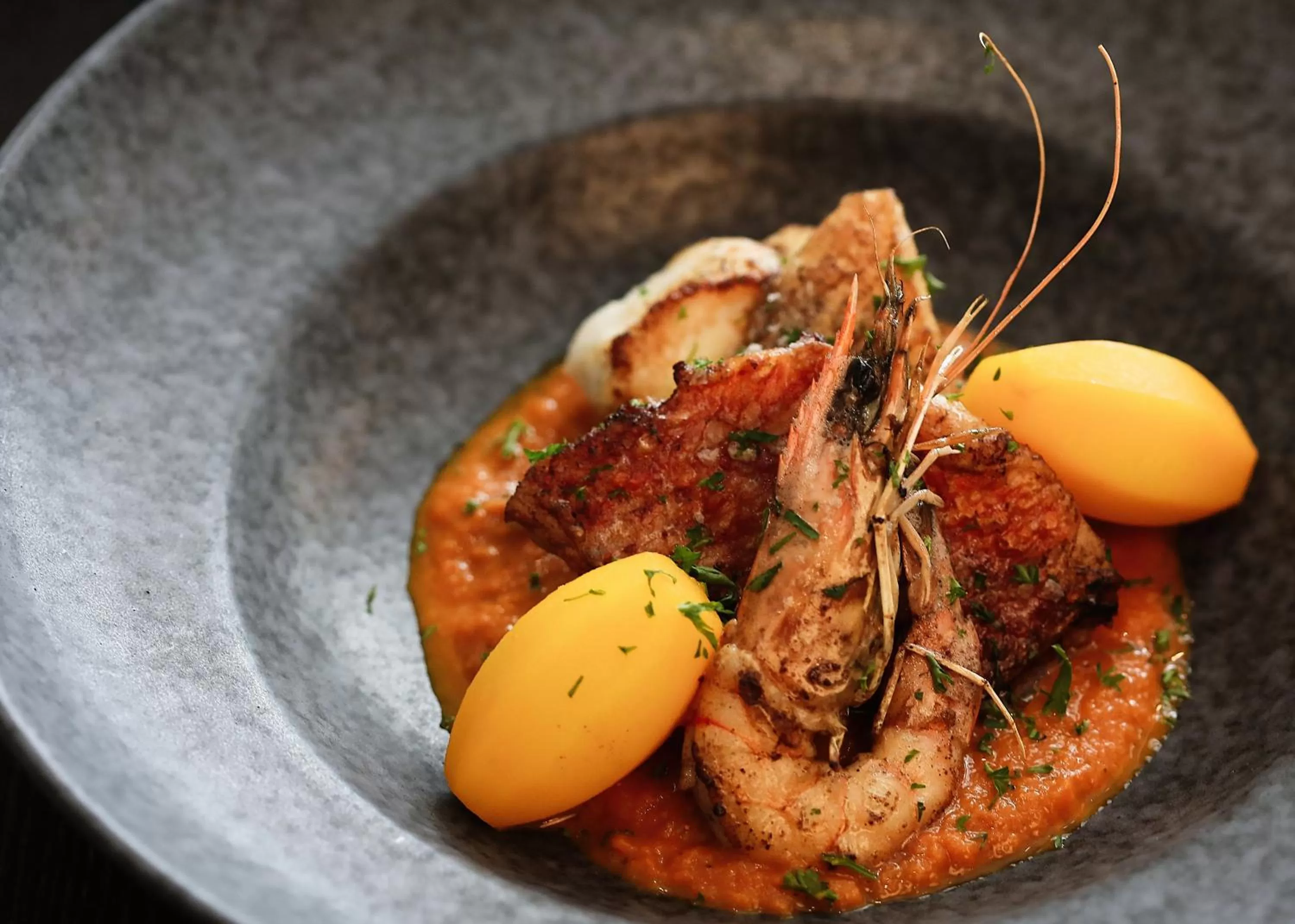 Food close-up in Hotel du Vin & Bistro Harrogate