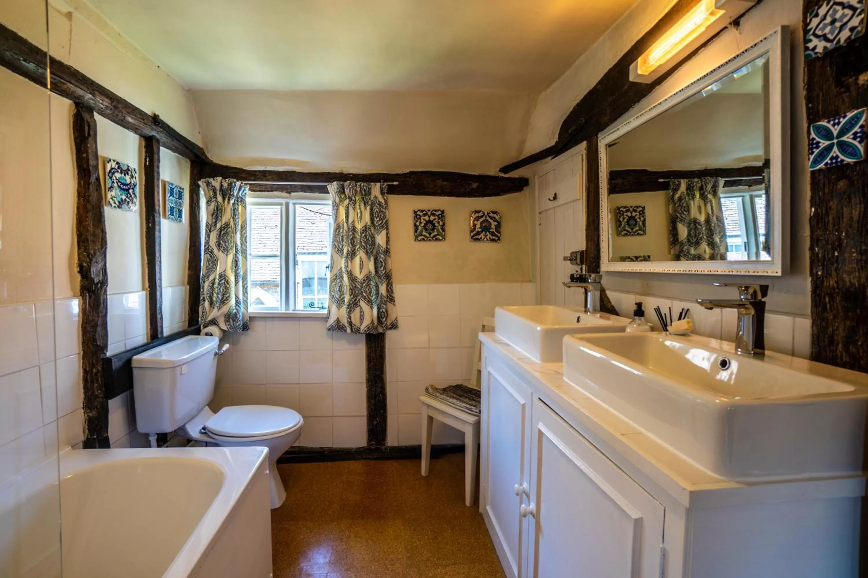 Bathroom in The House with Two Front Doors