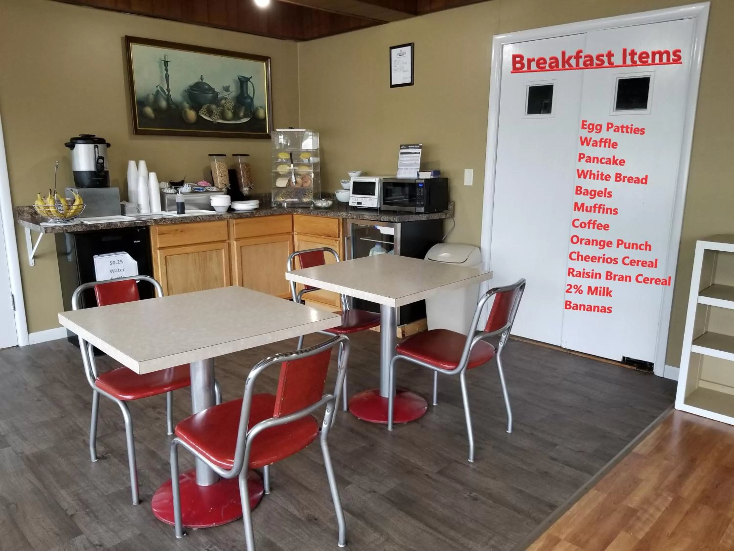 Continental breakfast in The Simplicity Inn