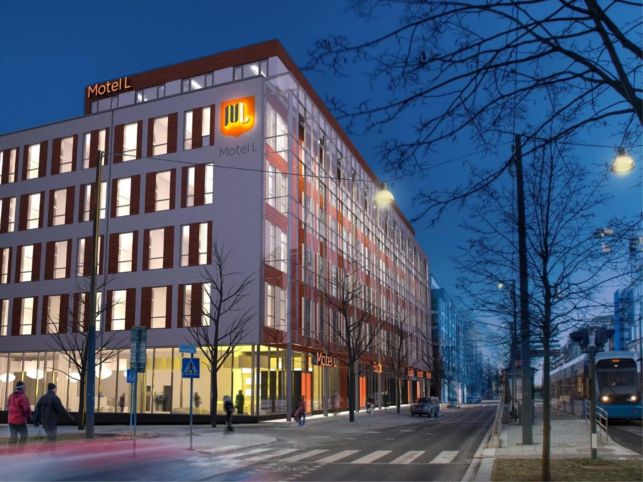 Property building in Motel L Hammarby Sjöstad