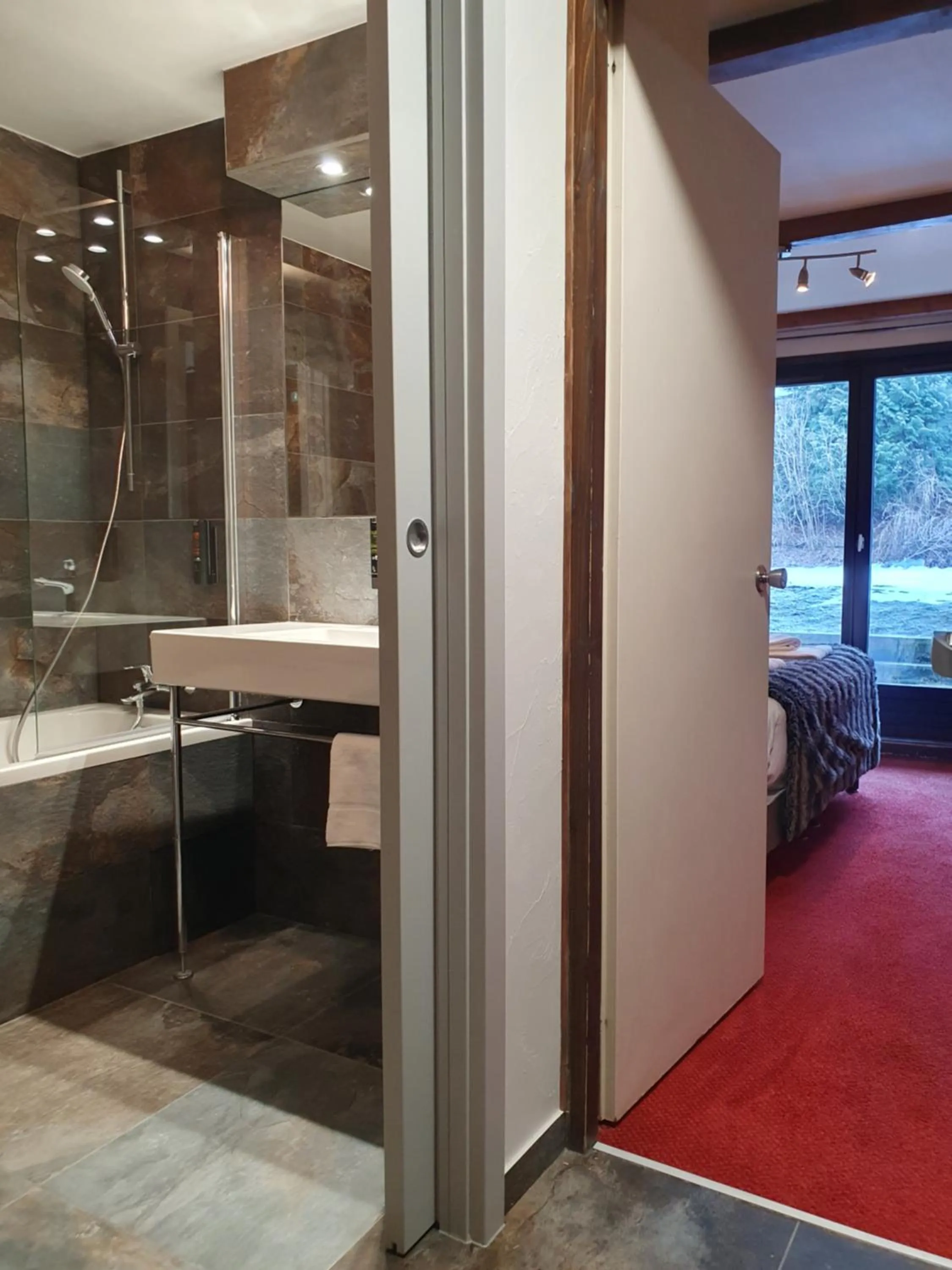 Bathroom in Chalet Hôtel du Bois