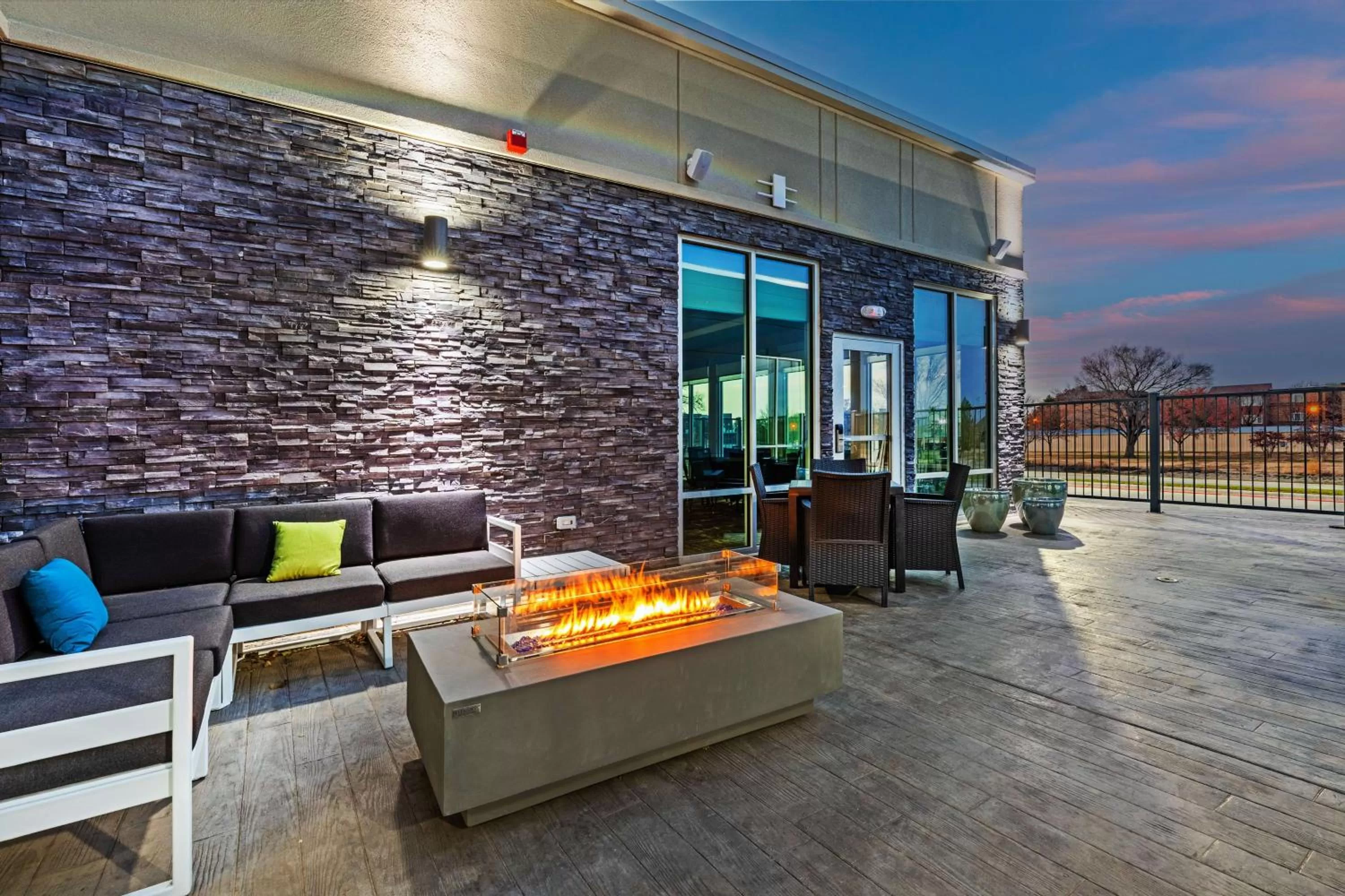 Patio in Hampton Inn & Suites Canyon, Tx