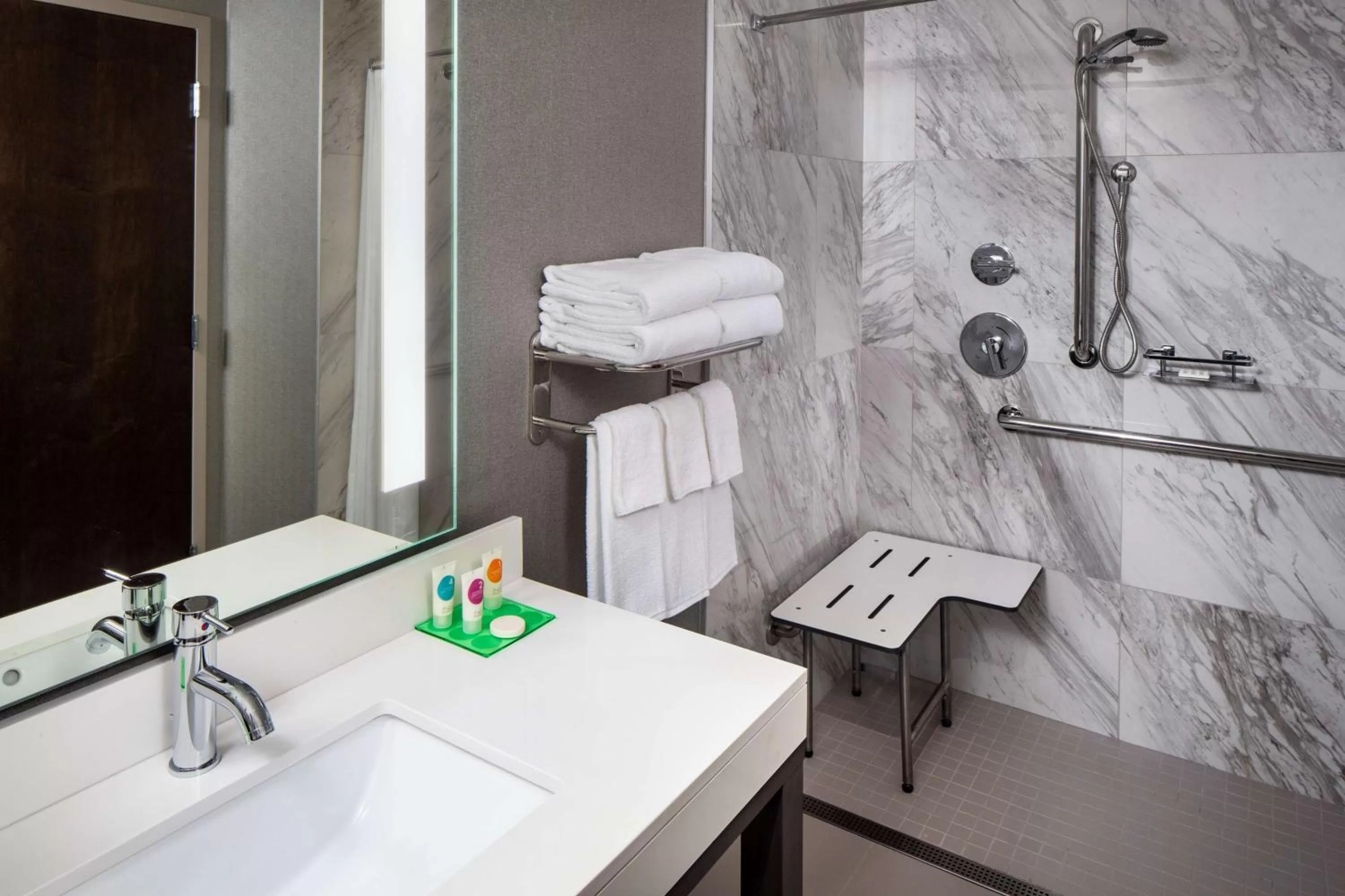 Bathroom in Hyatt Place Poughkeepsie - Hudson Valley