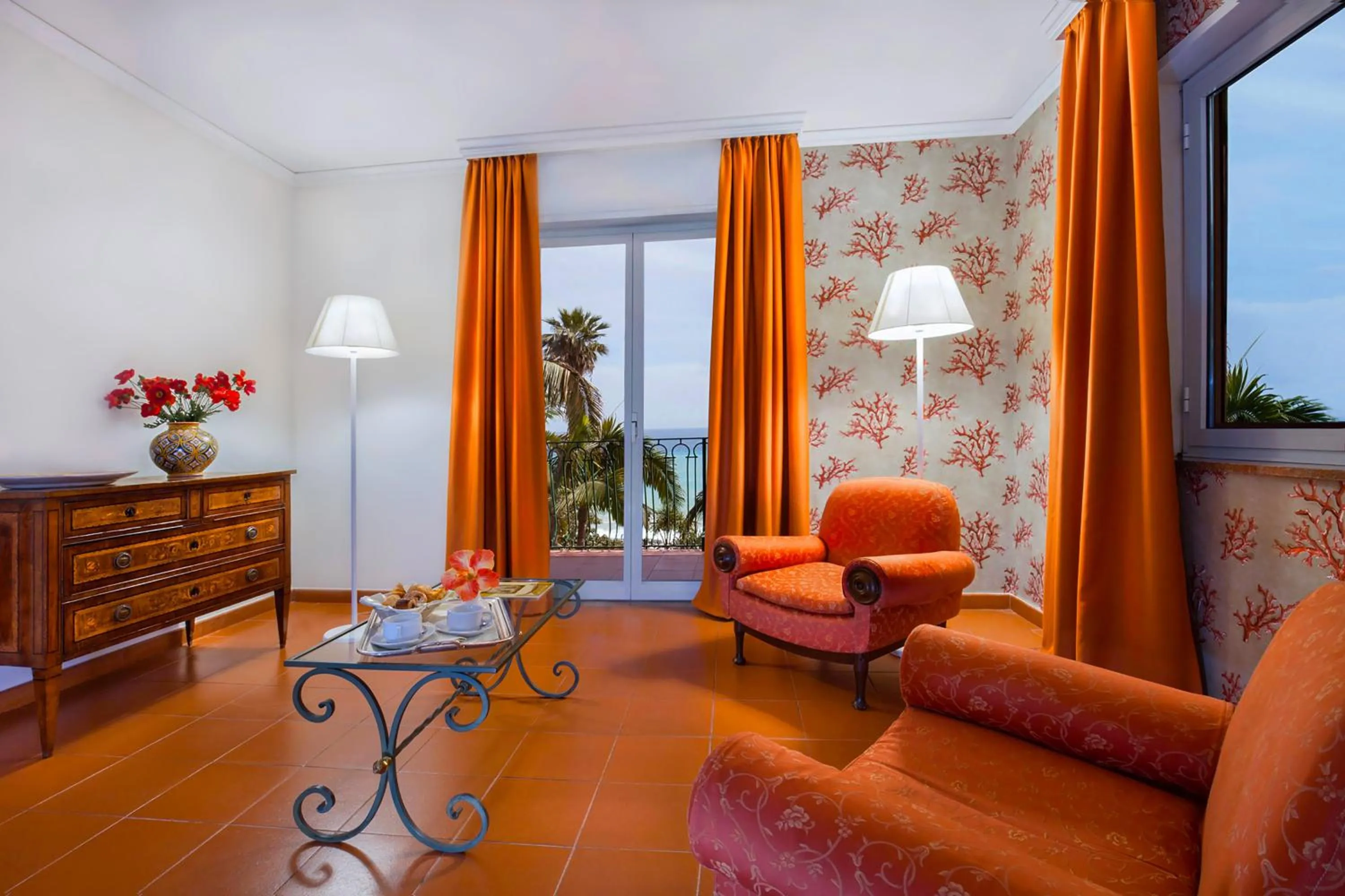 Living room in Hotel Caparena