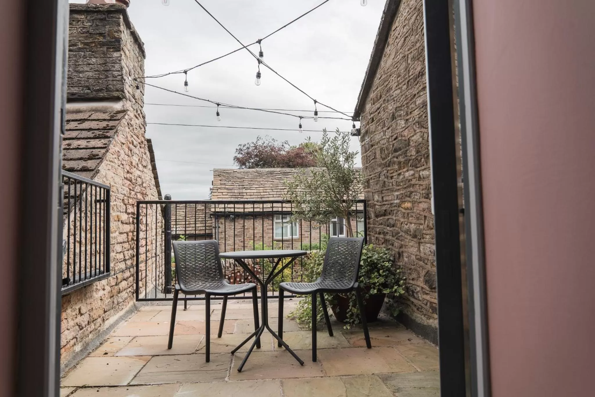 Patio in The Old Hall Inn