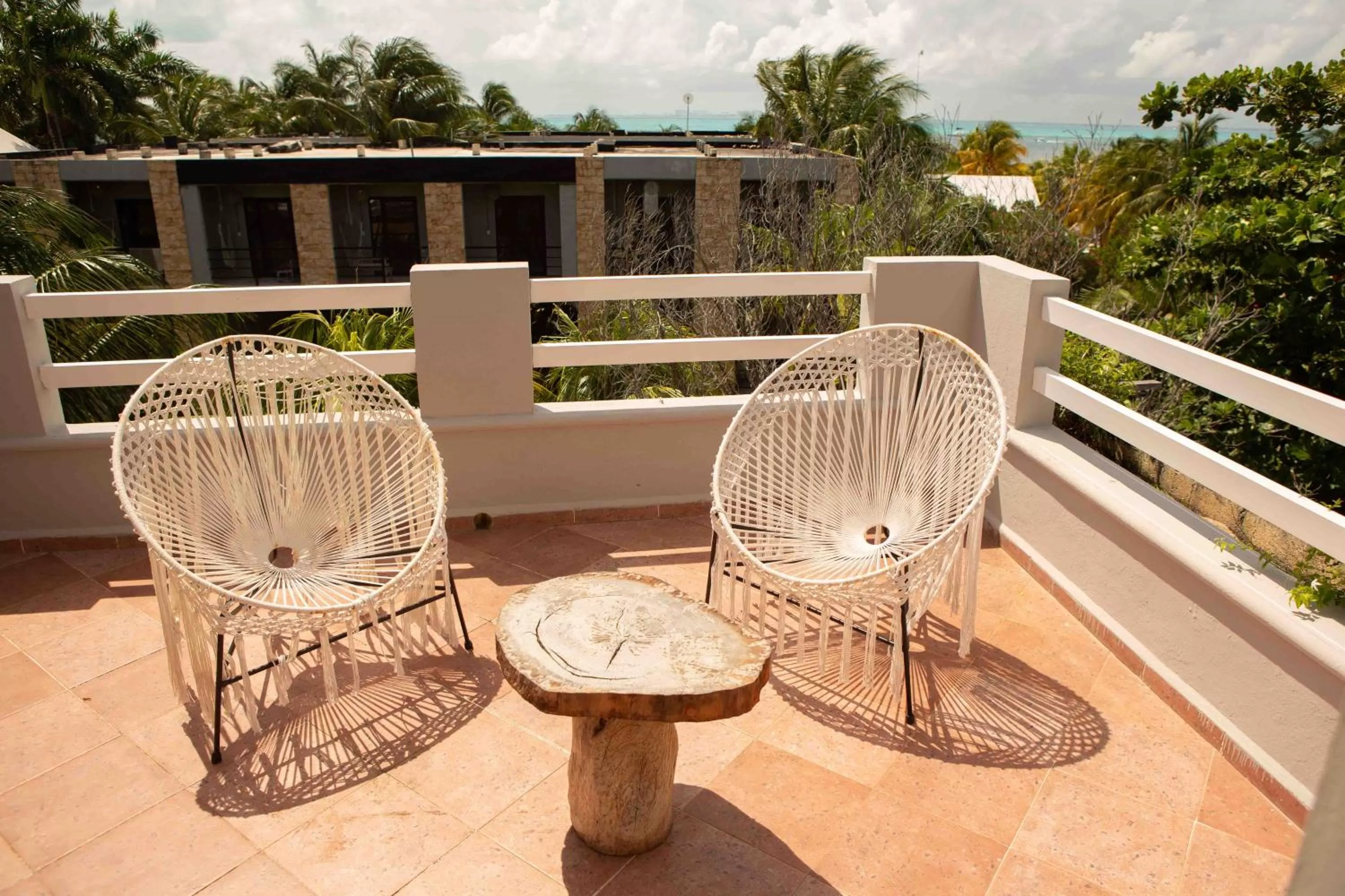 Balcony/Terrace in Nomads Hotel, Hostel & Beachclub