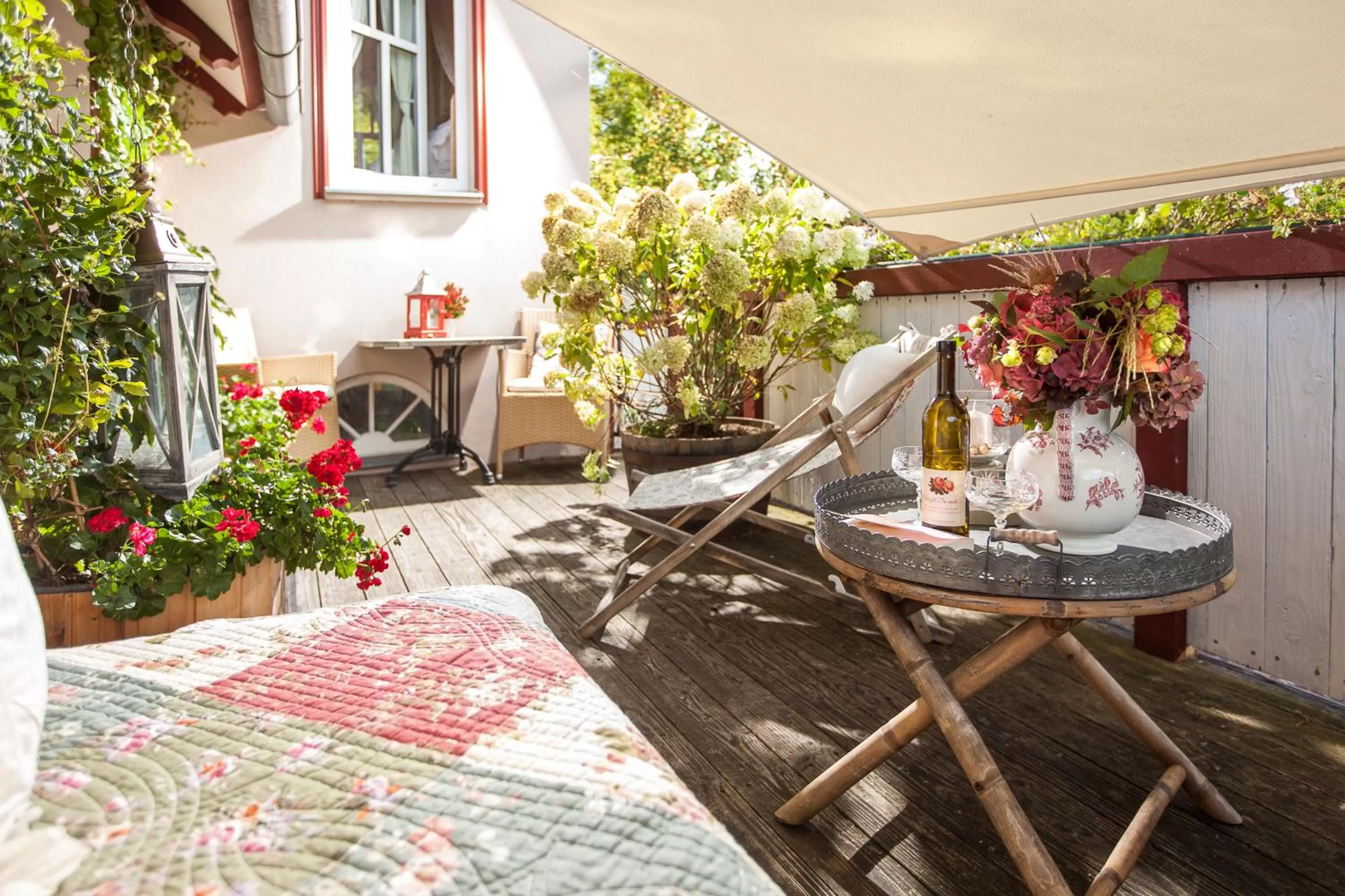 Balcony/Terrace in Weißt Du noch - Gästehäuser & Suiten