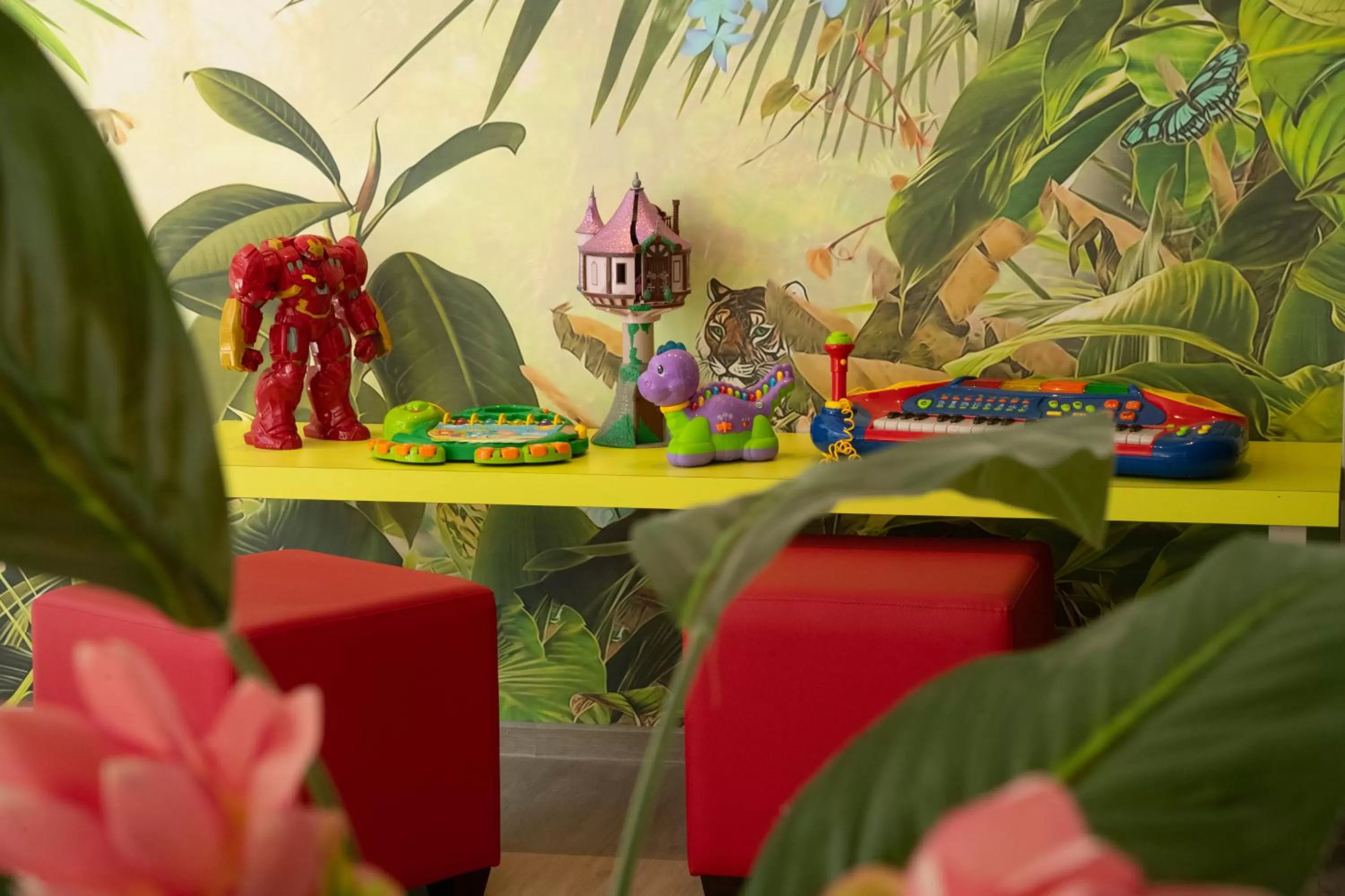 Children play ground in ibis Styles Beaulieu sur Mer