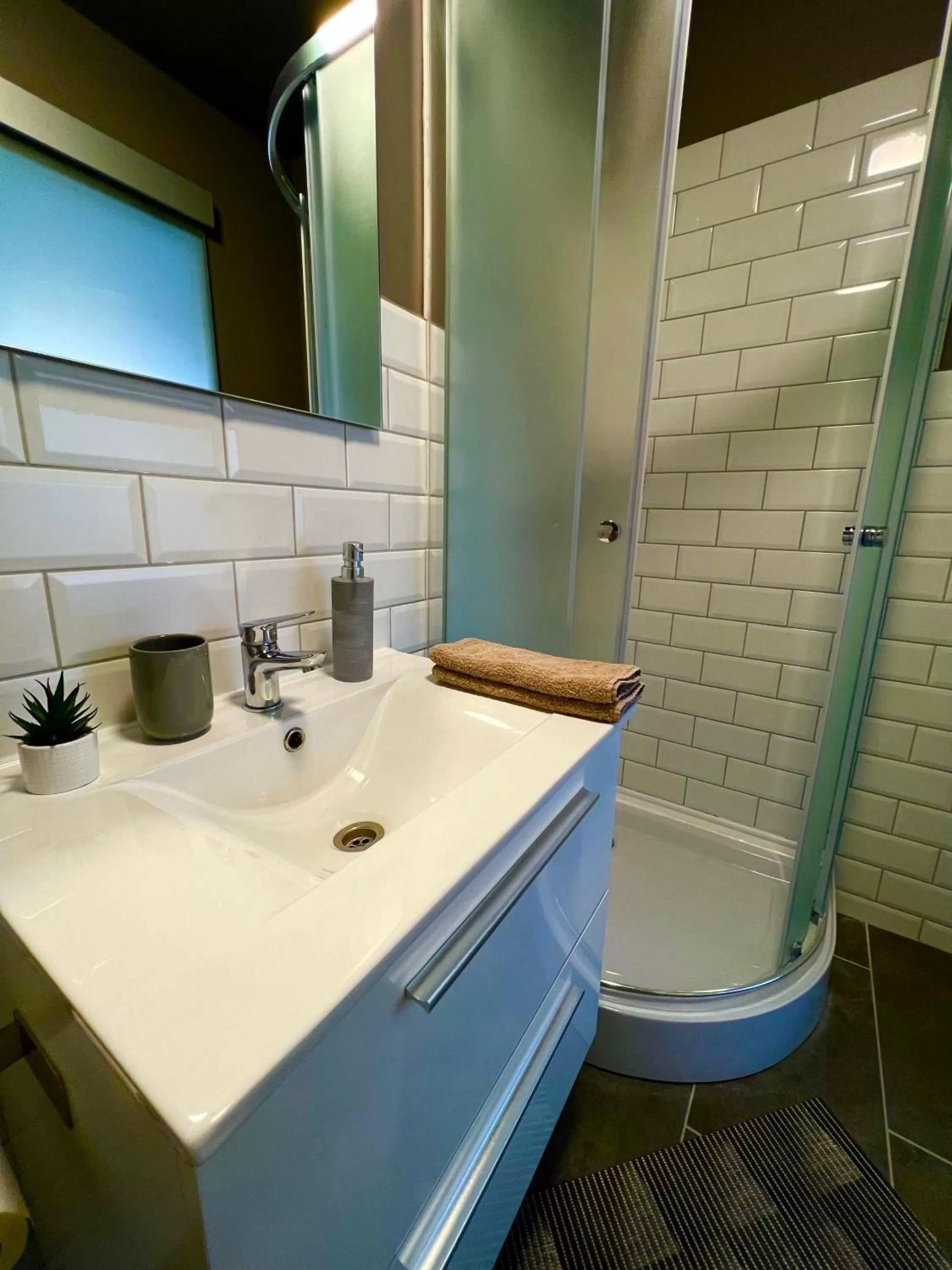 Bathroom in Zöld Sziget Wellness