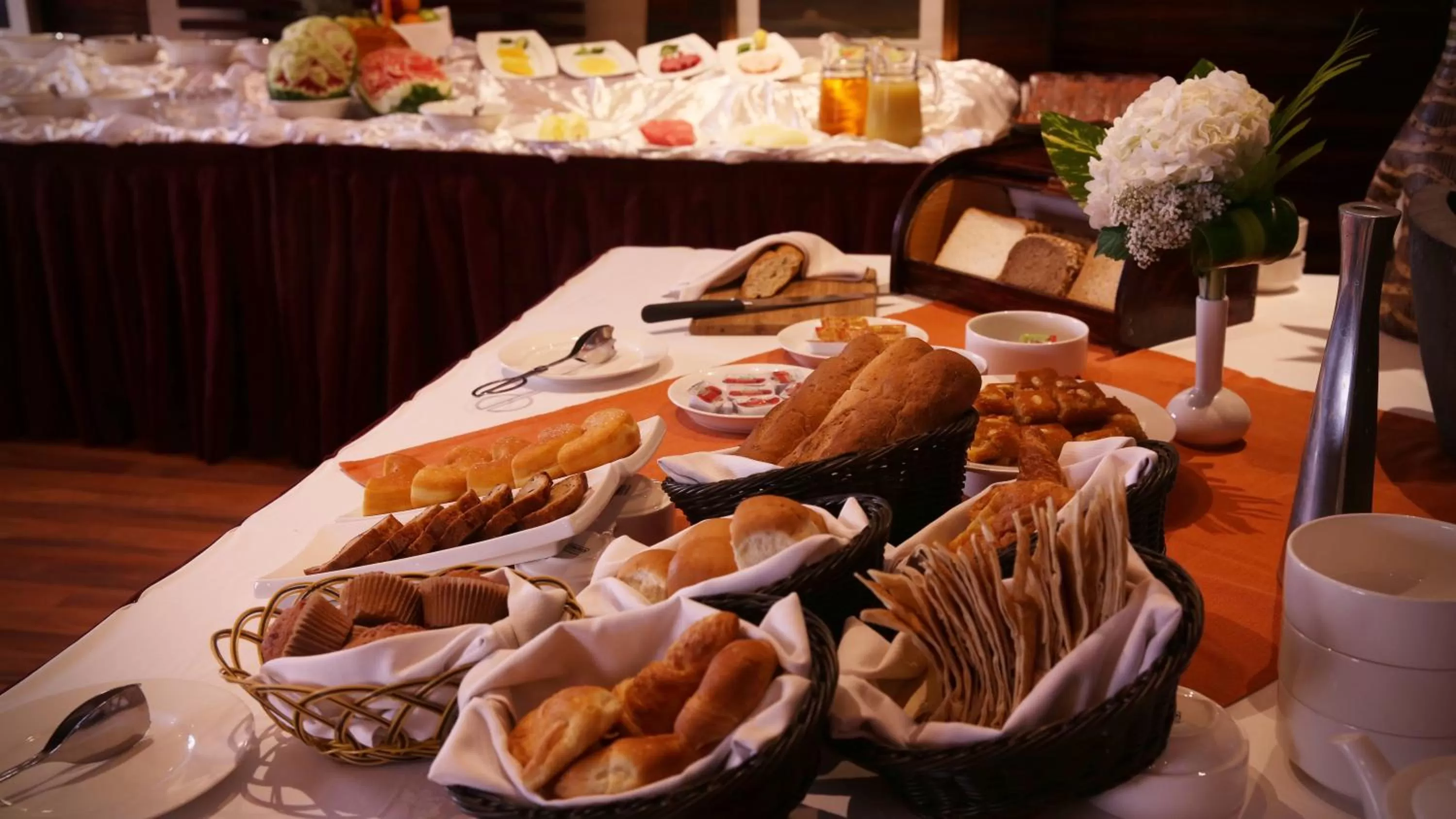 Buffet breakfast in The Eclipse Boutique Suites