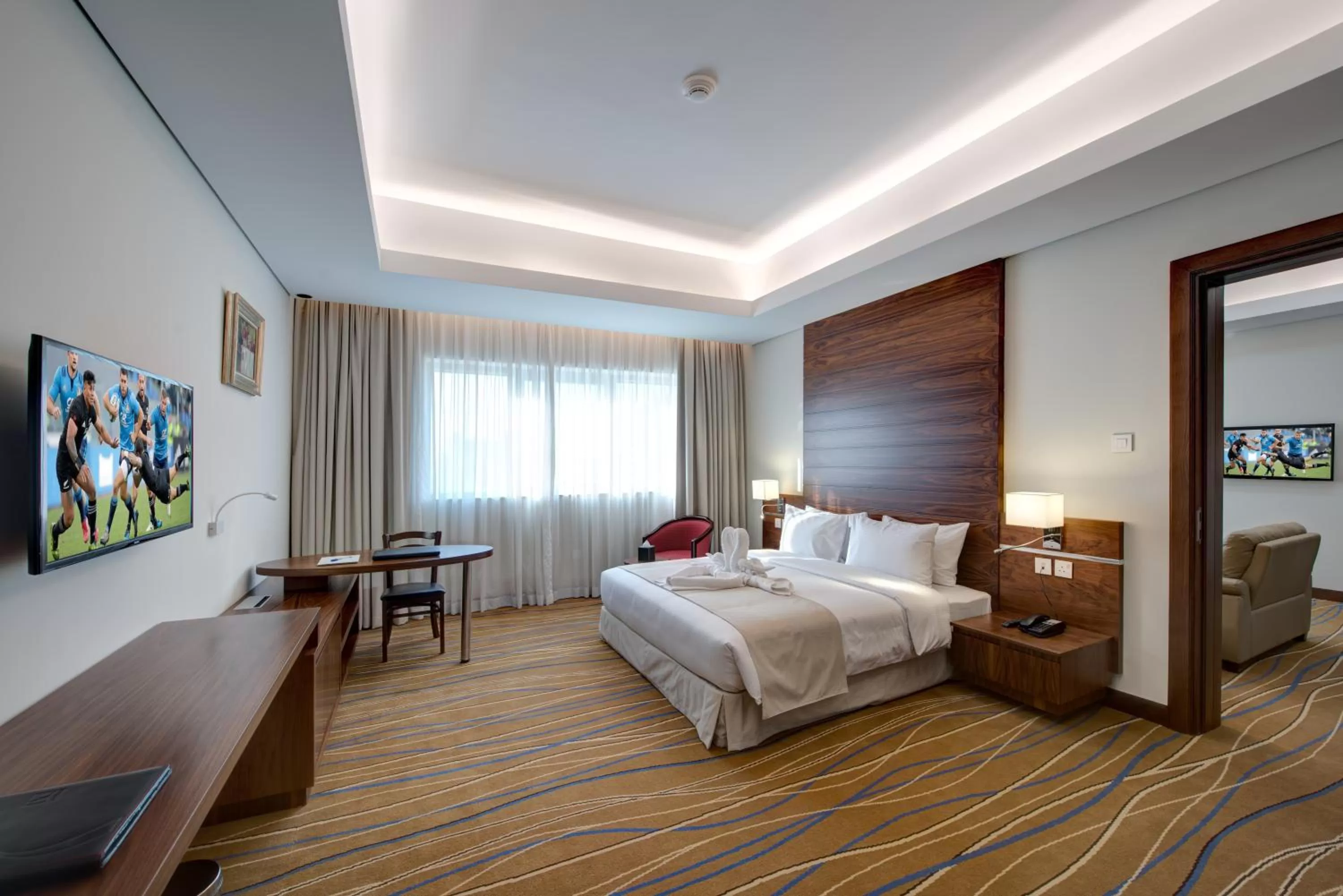 Photo of the whole room, Bed in Center Hotel Sharjah
