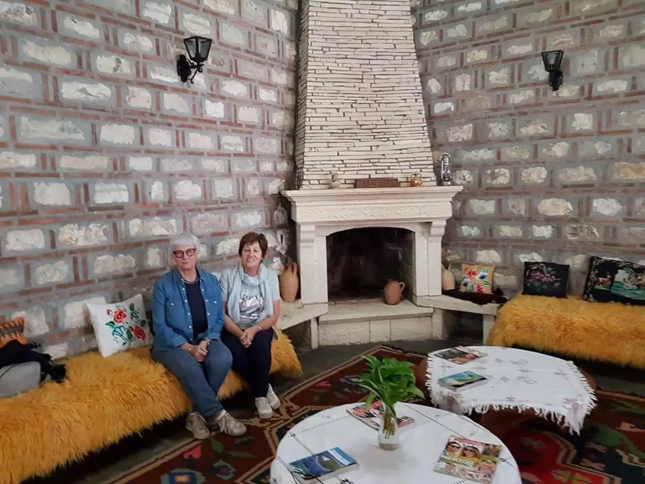 Seating area in Hotel Berati