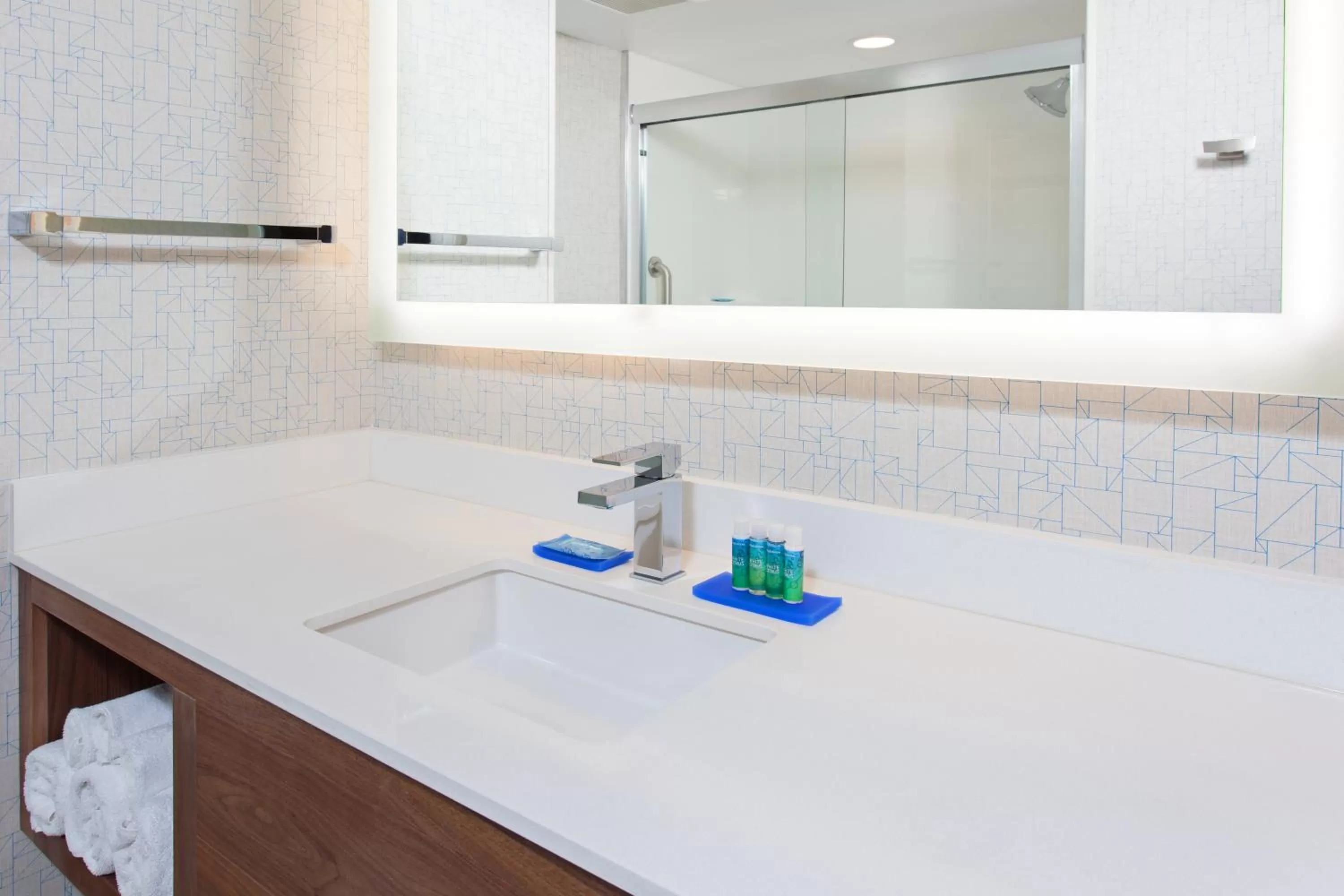 Shower in Holiday Inn Express & Suites Pasadena - Los Angeles by IHG