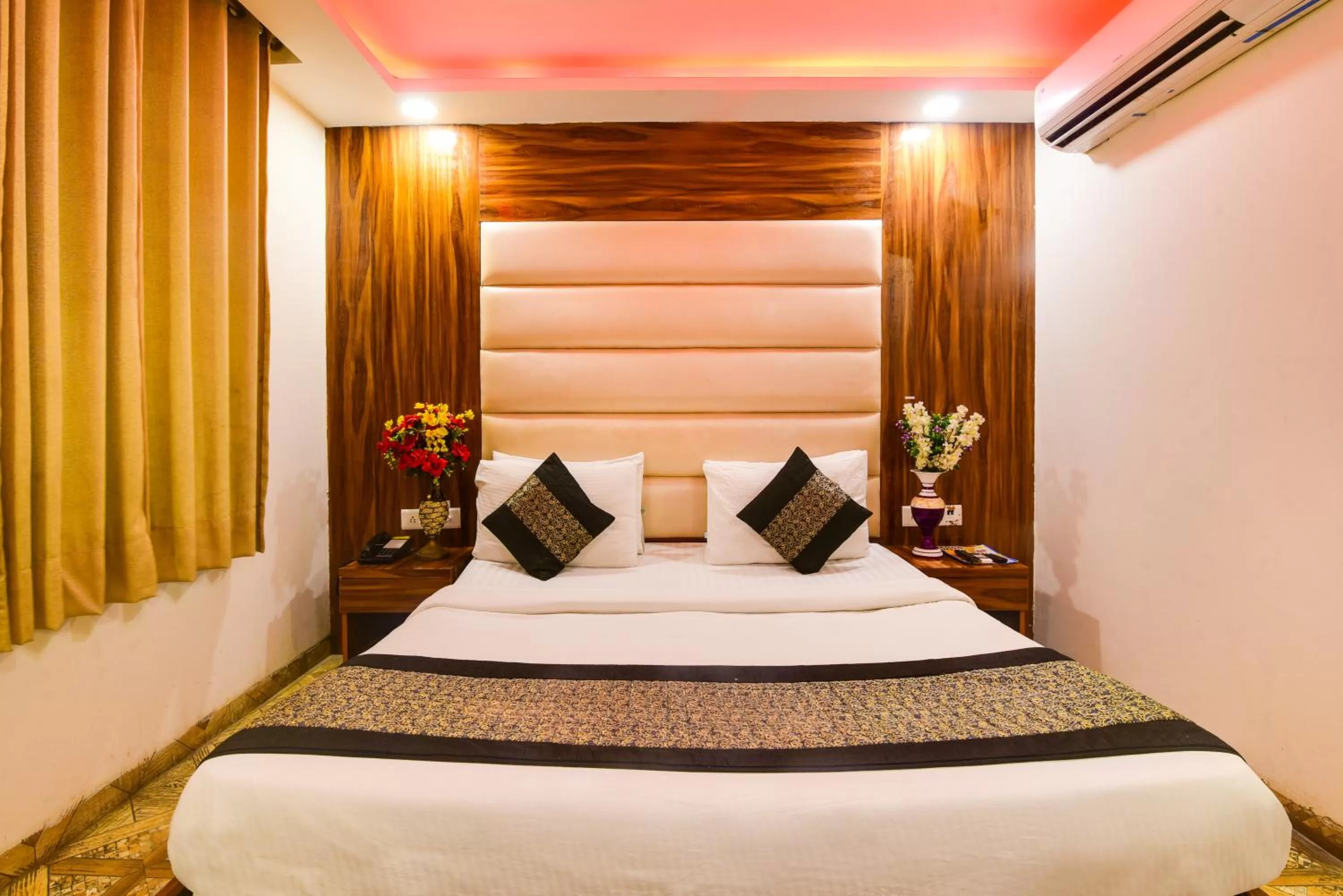 Bed in Olivia Hotels At Delhi Airport